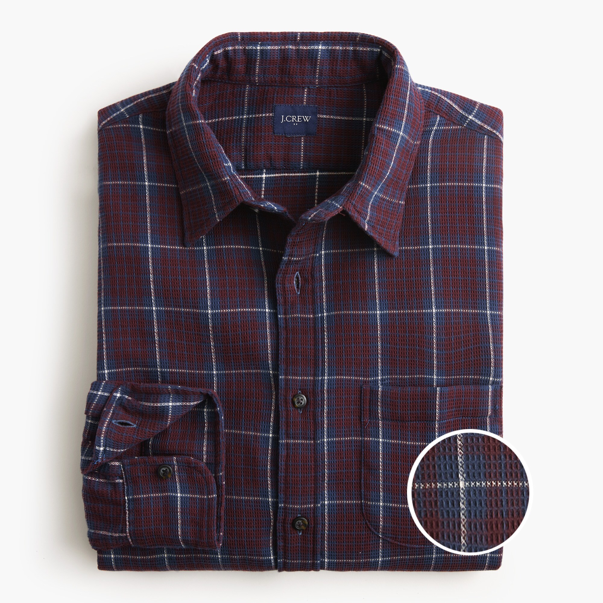 Double-knit work shirt