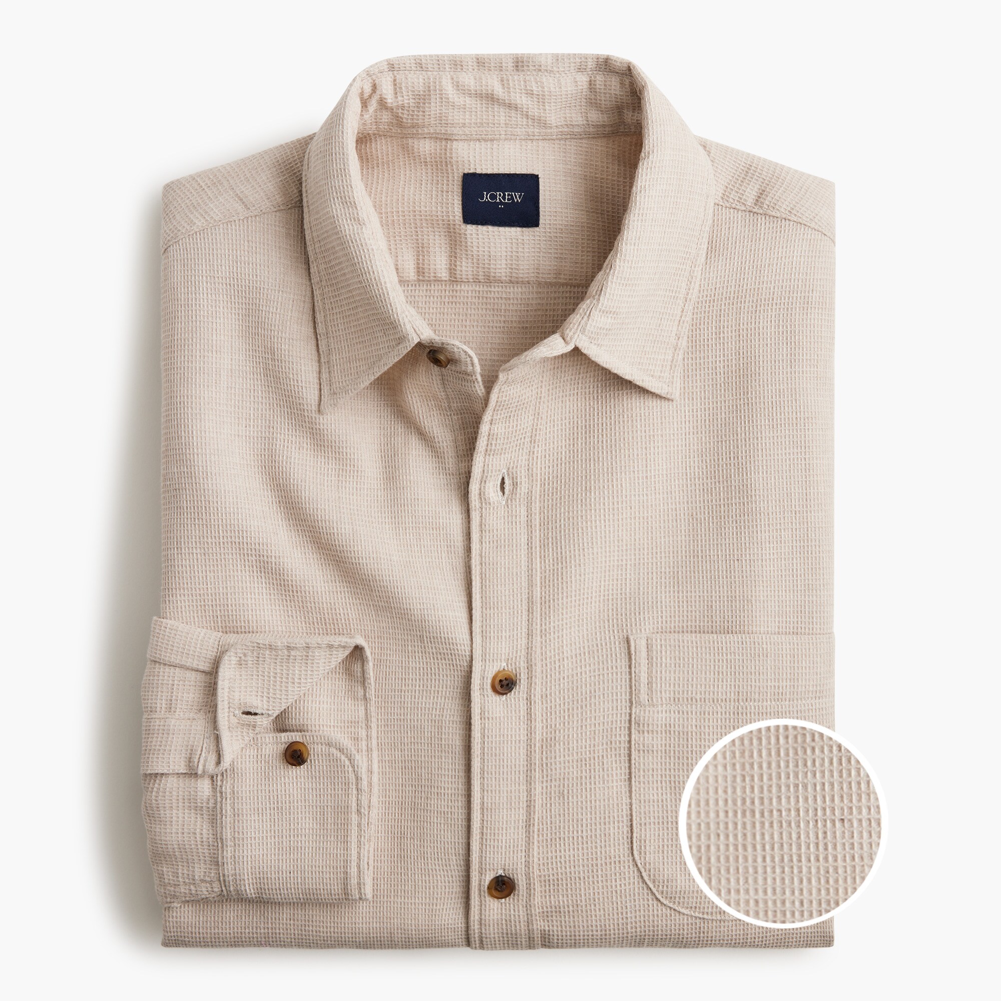 Waffle dobby shirt