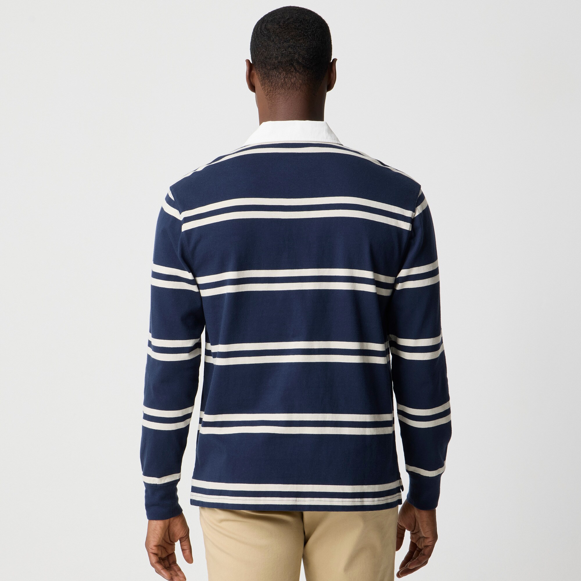 Striped rugby shirt