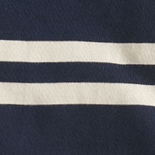 Striped rugby shirt NAVY STONE