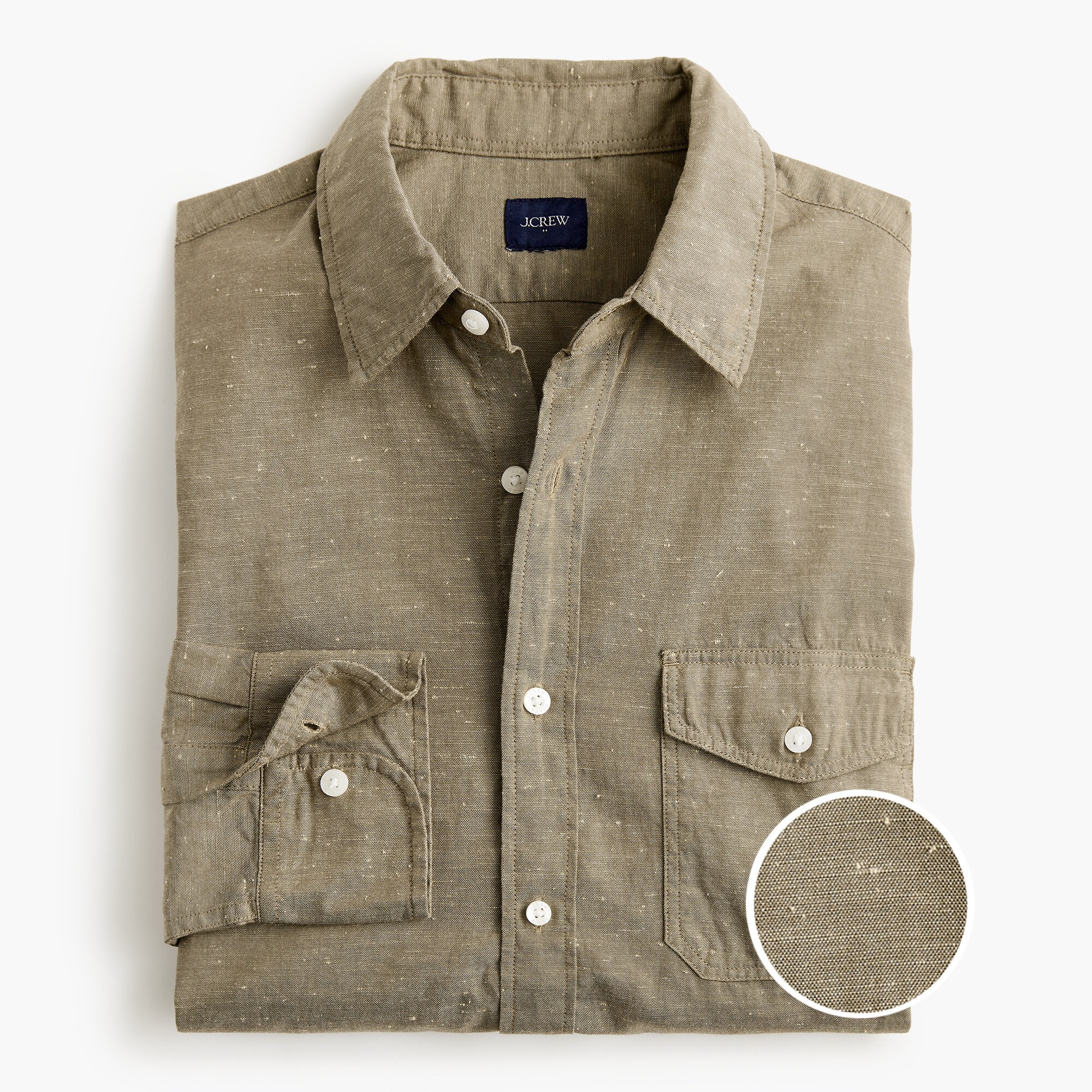 Textured oxford shirt