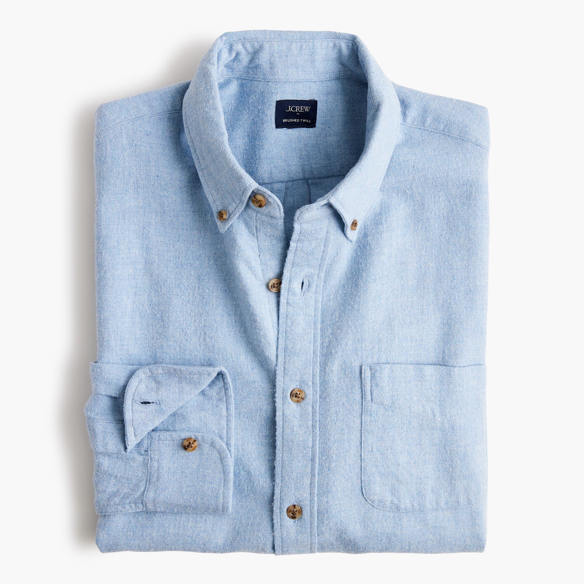Brushed twill shirt