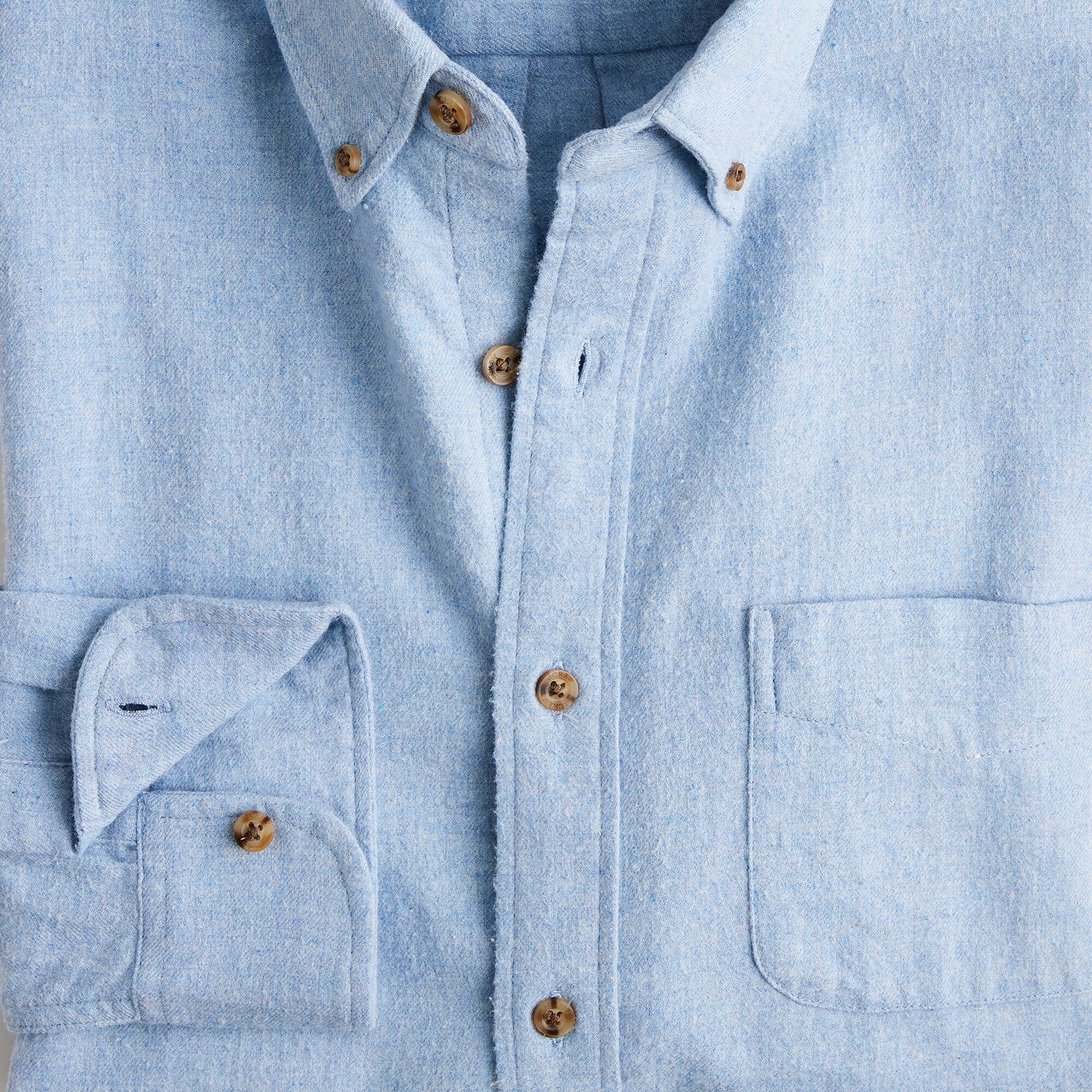 Brushed twill shirt