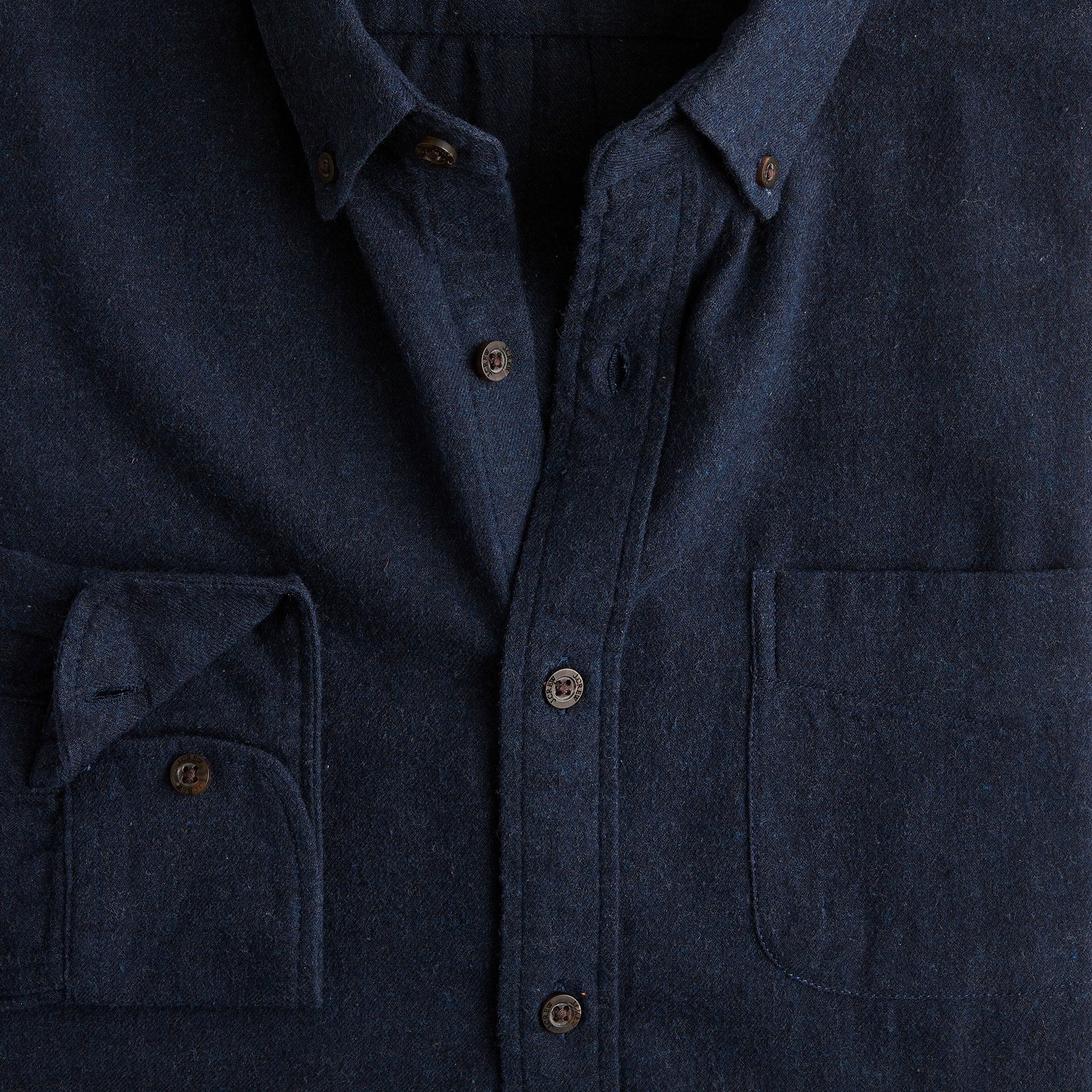 Brushed twill shirt