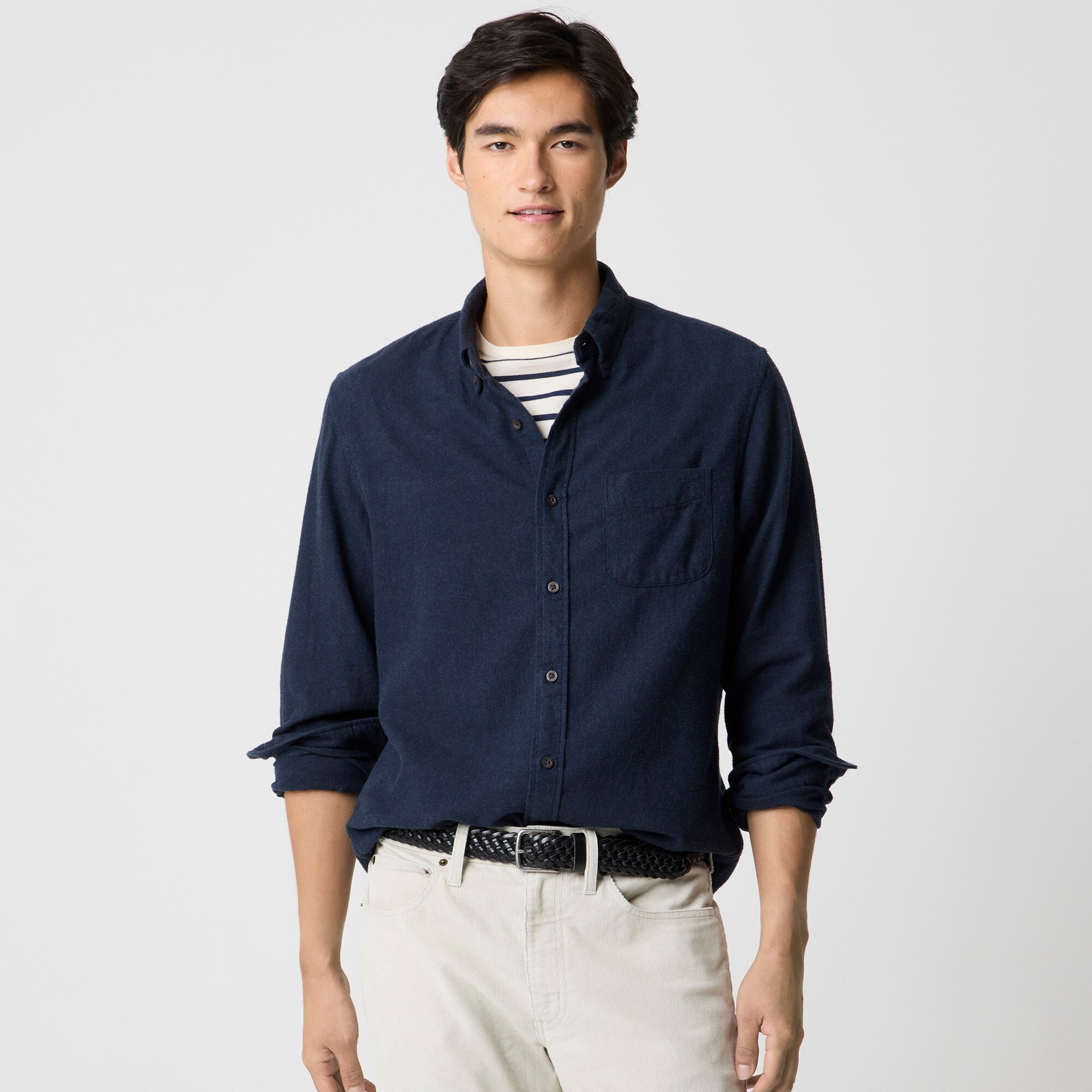  Brushed twill shirt