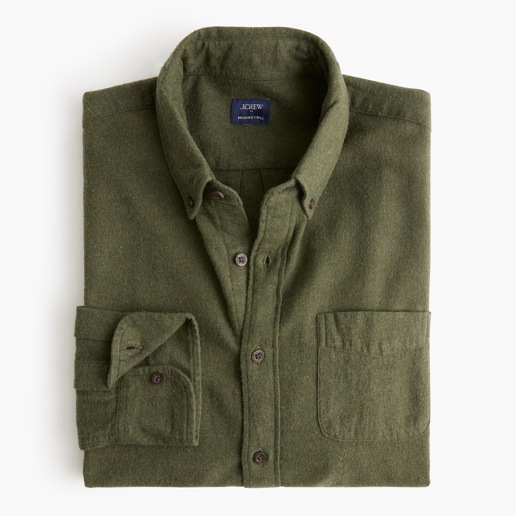 Brushed twill shirt