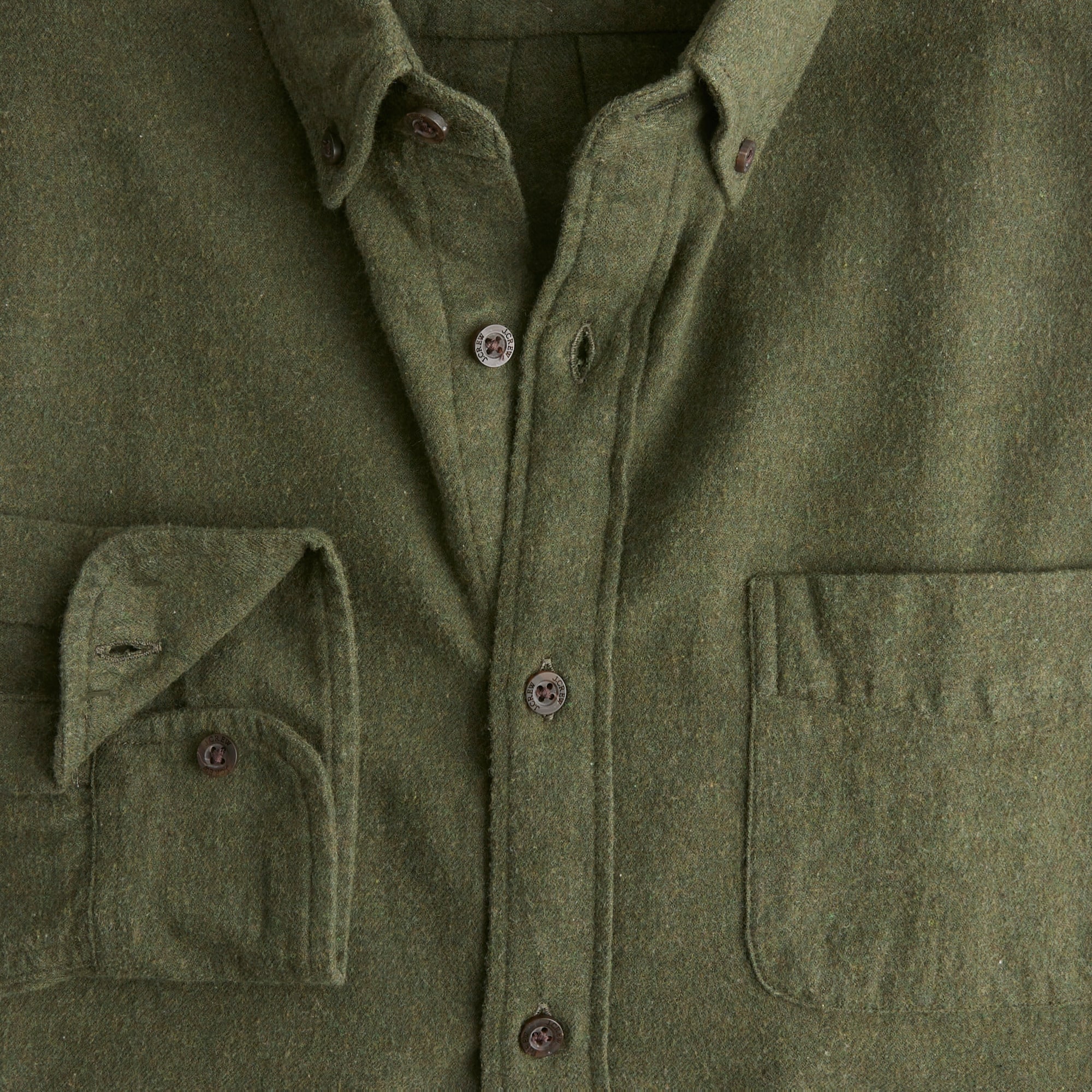 Brushed twill shirt