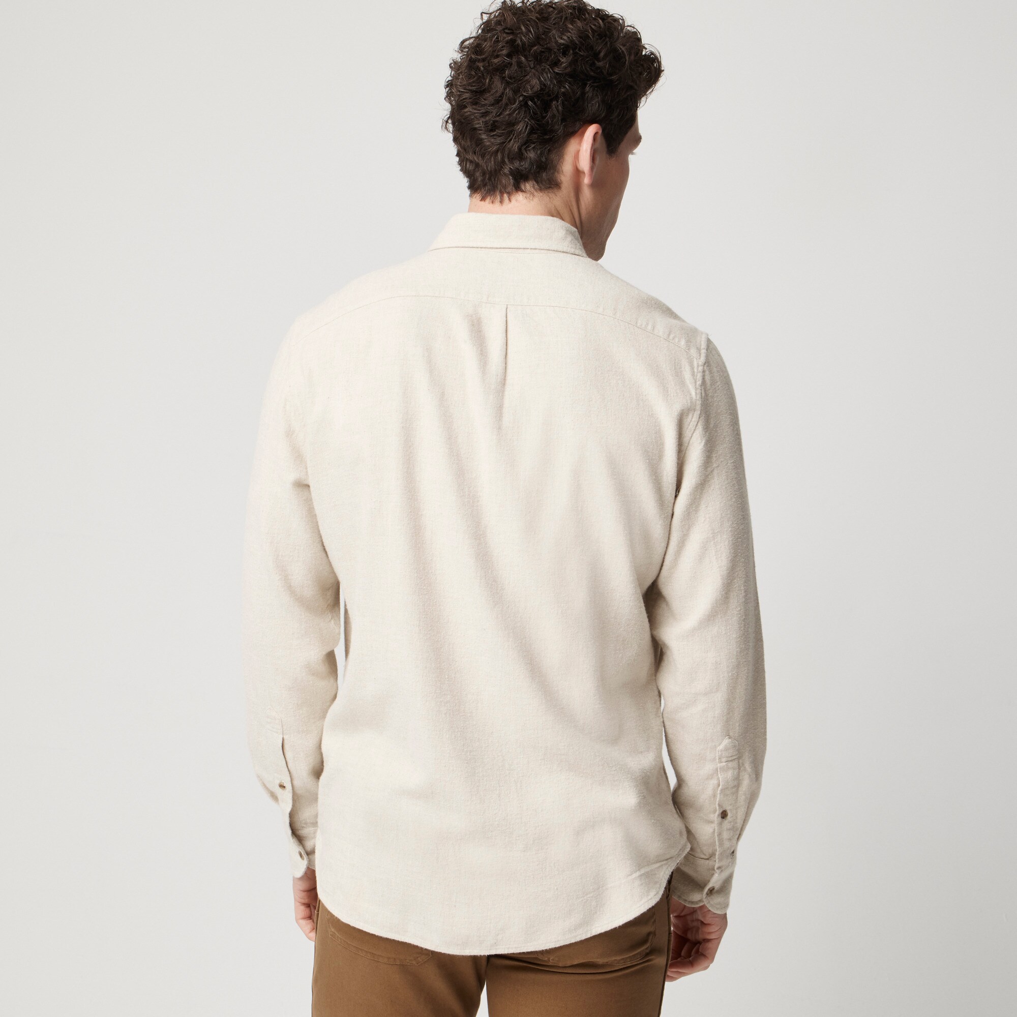 Brushed twill shirt