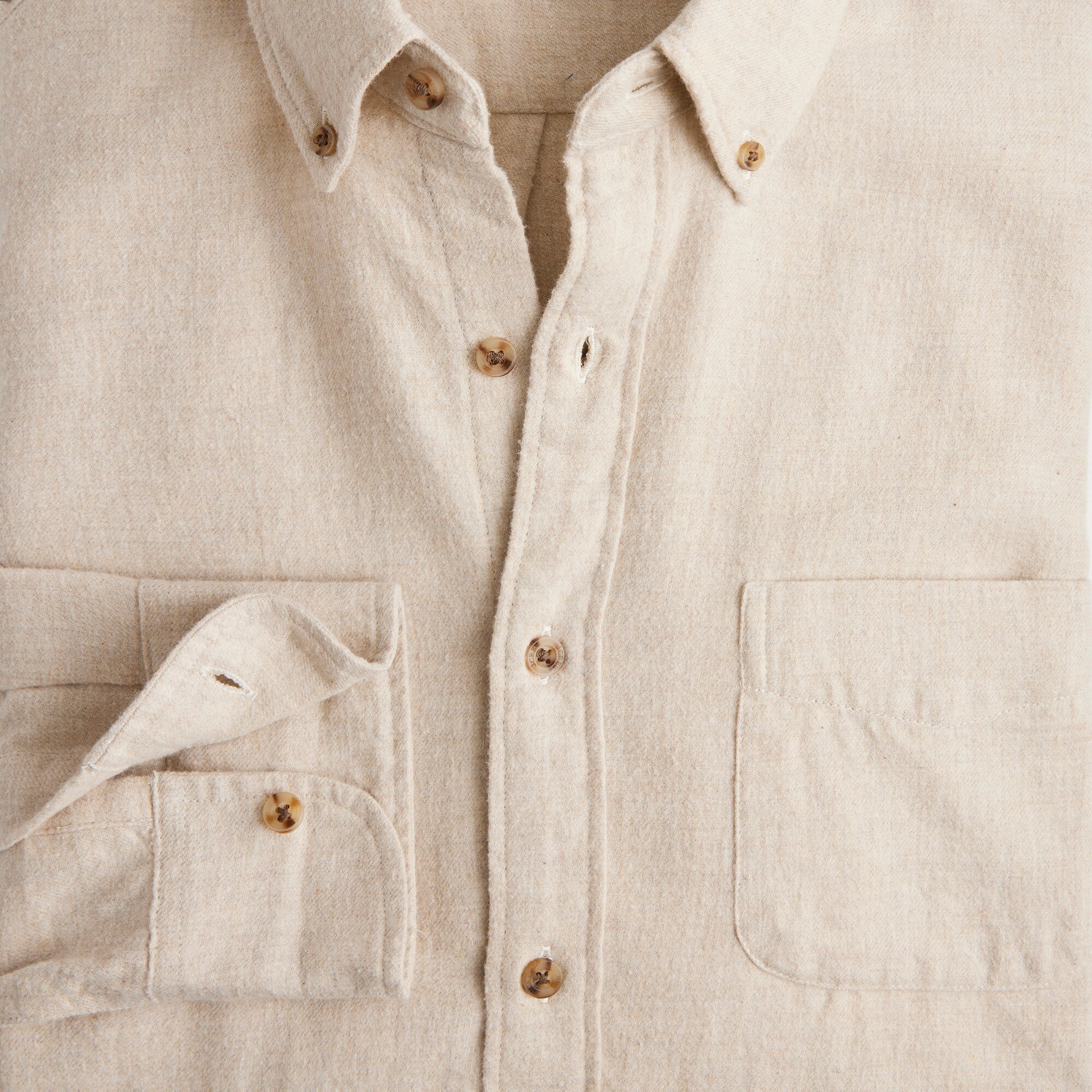 Brushed twill shirt