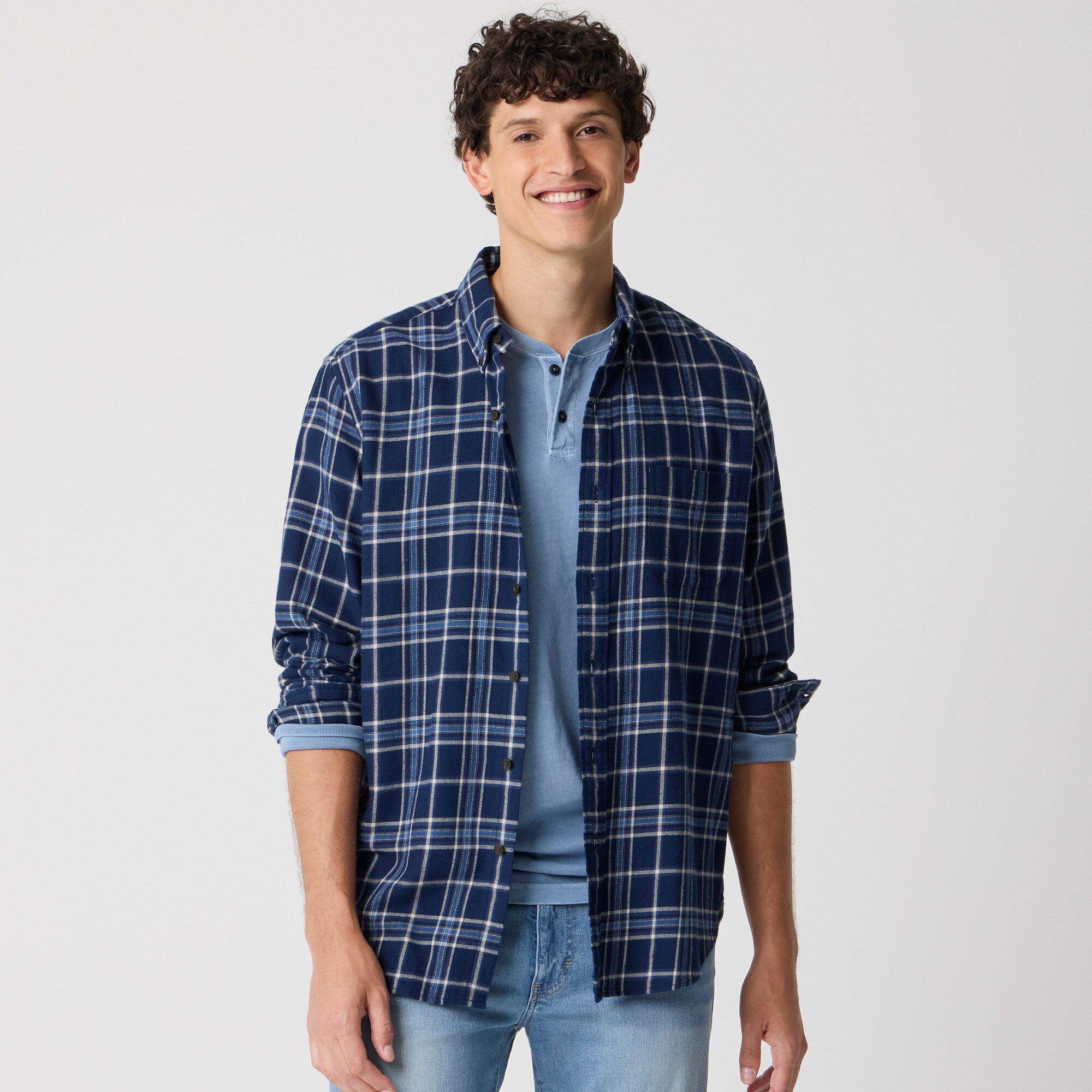  Brushed twill shirt