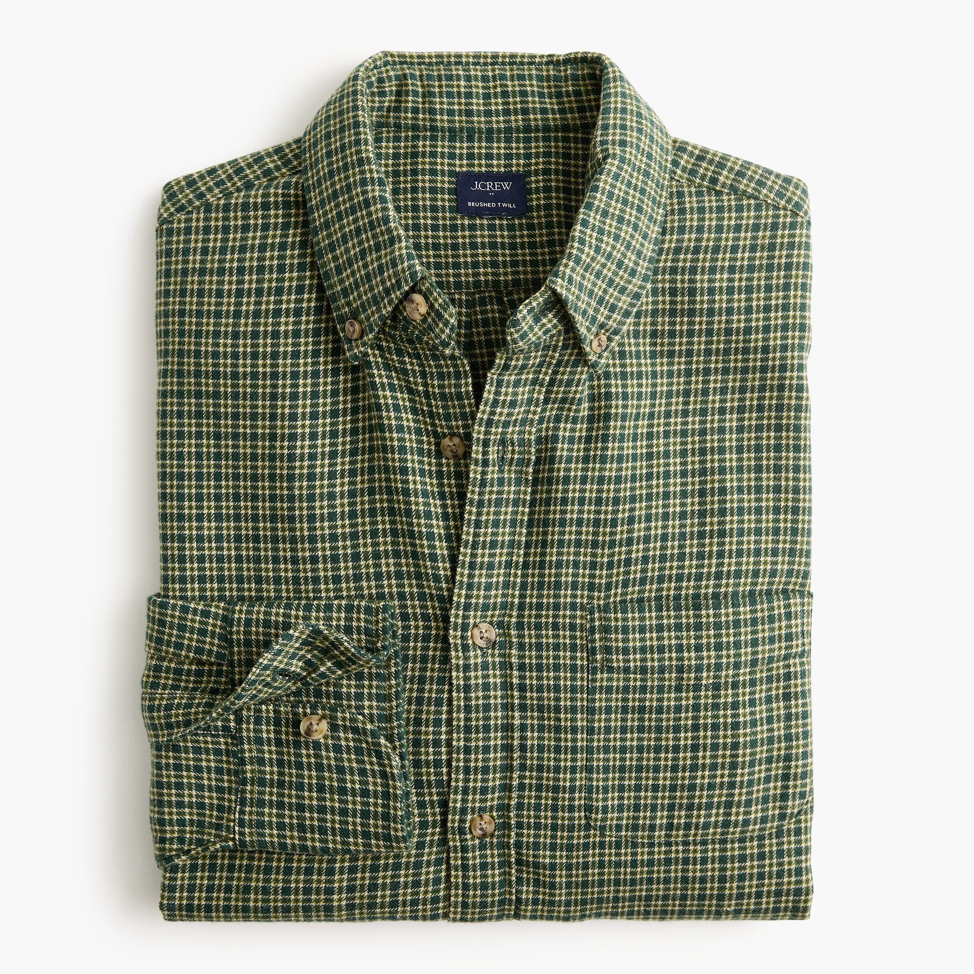 Brushed twill shirt