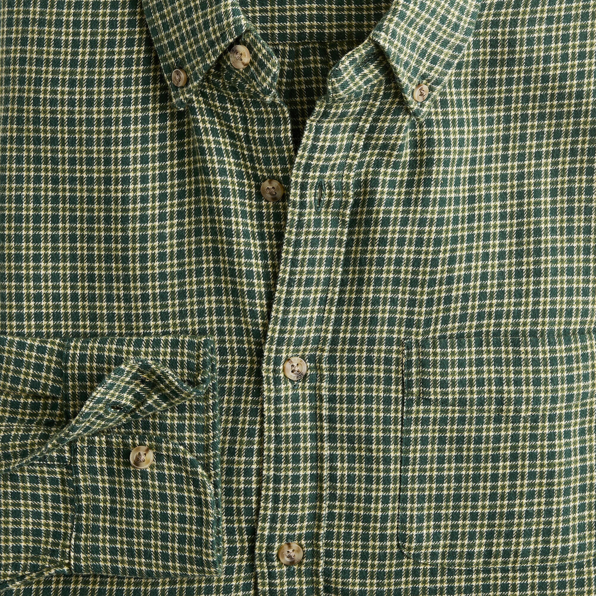 Brushed twill shirt