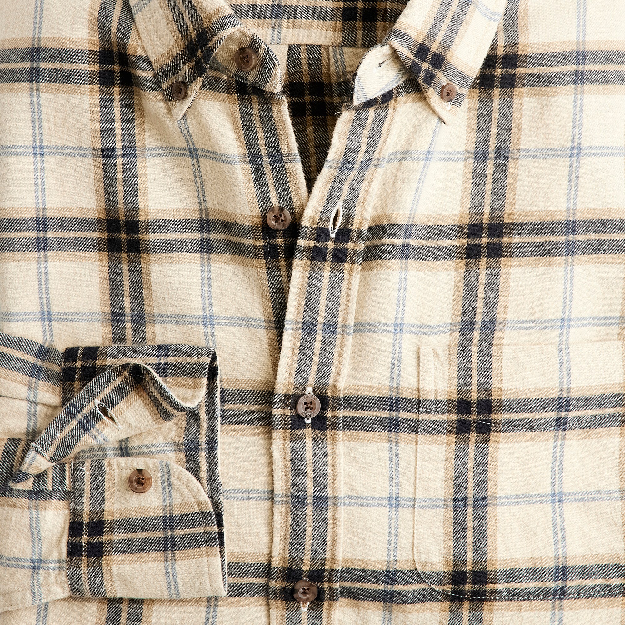 Brushed twill shirt