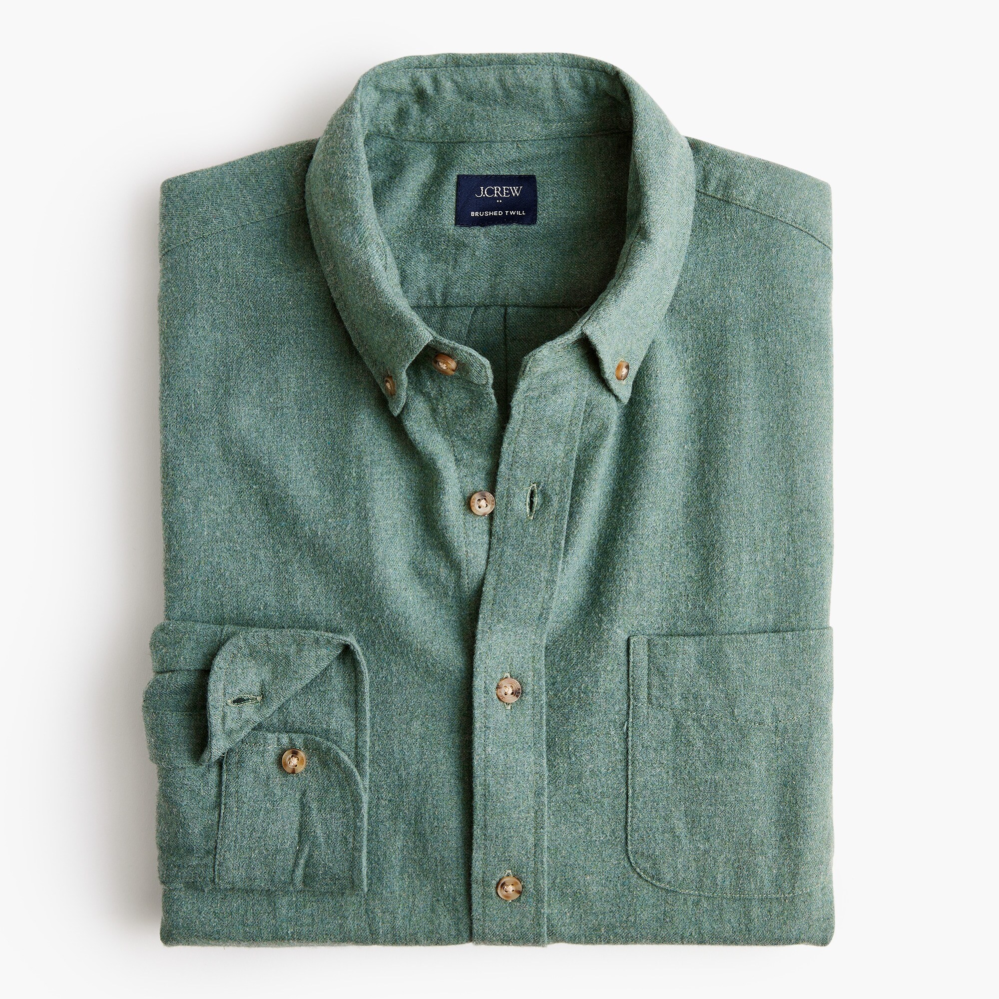 Brushed twill shirt