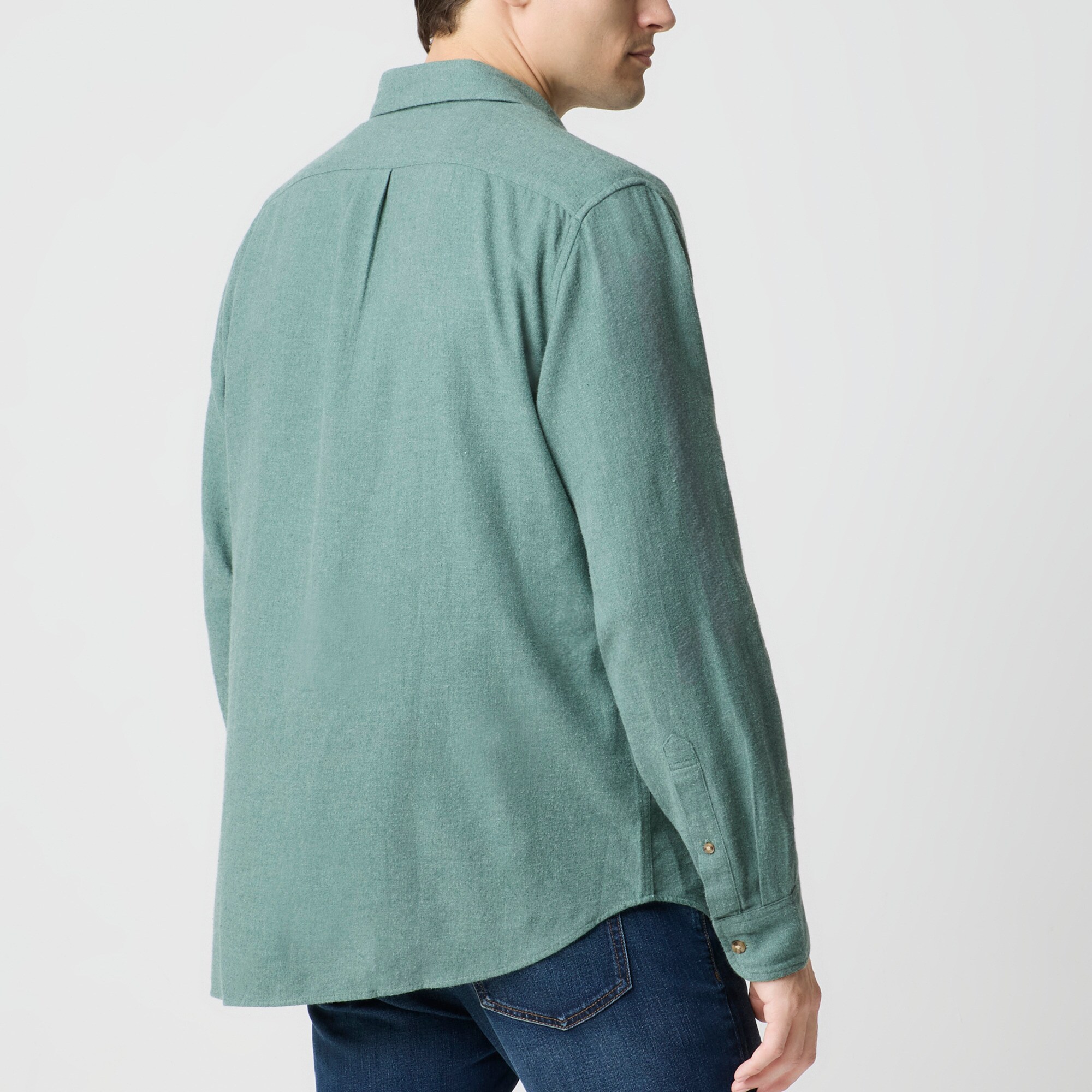 Brushed twill shirt