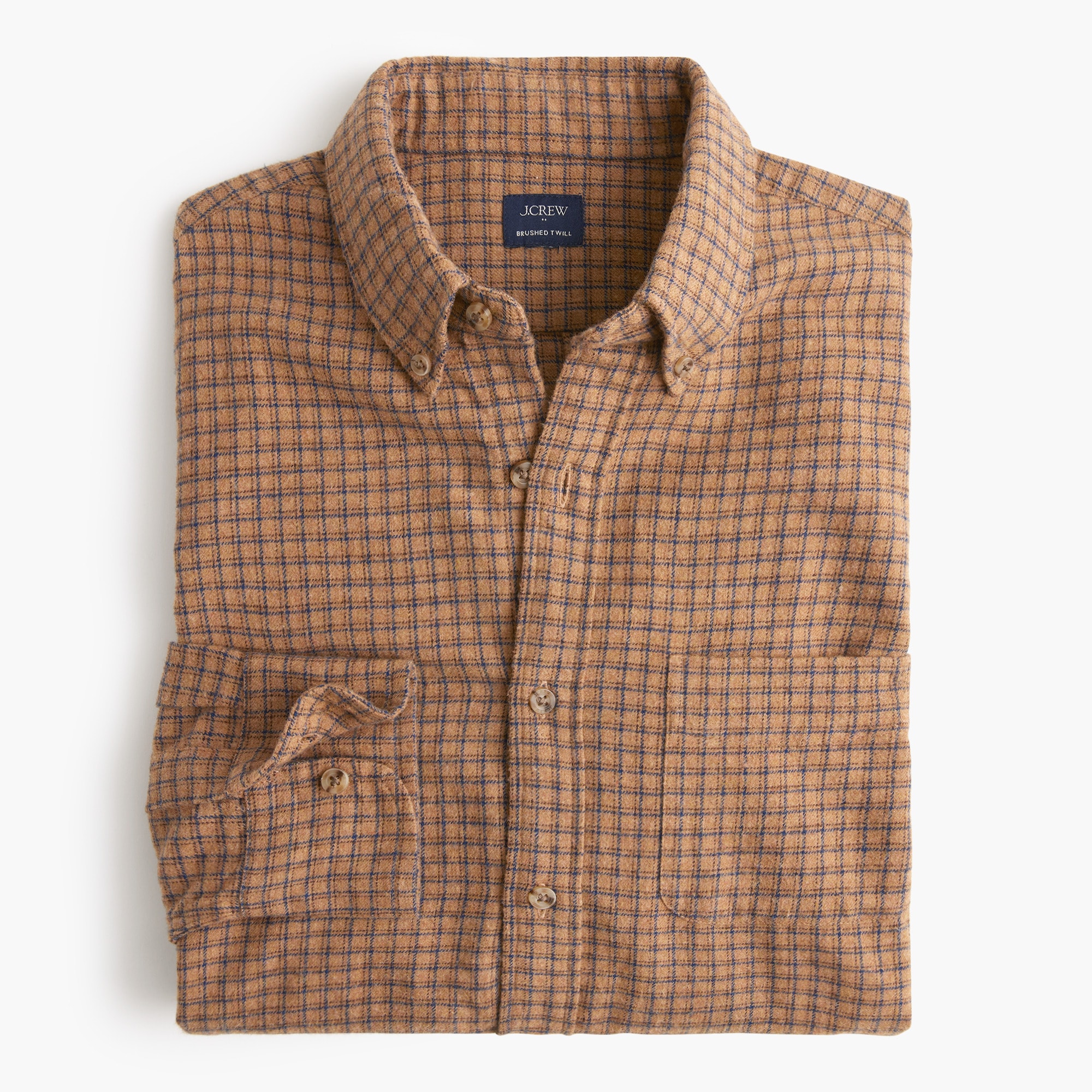 Brushed twill shirt