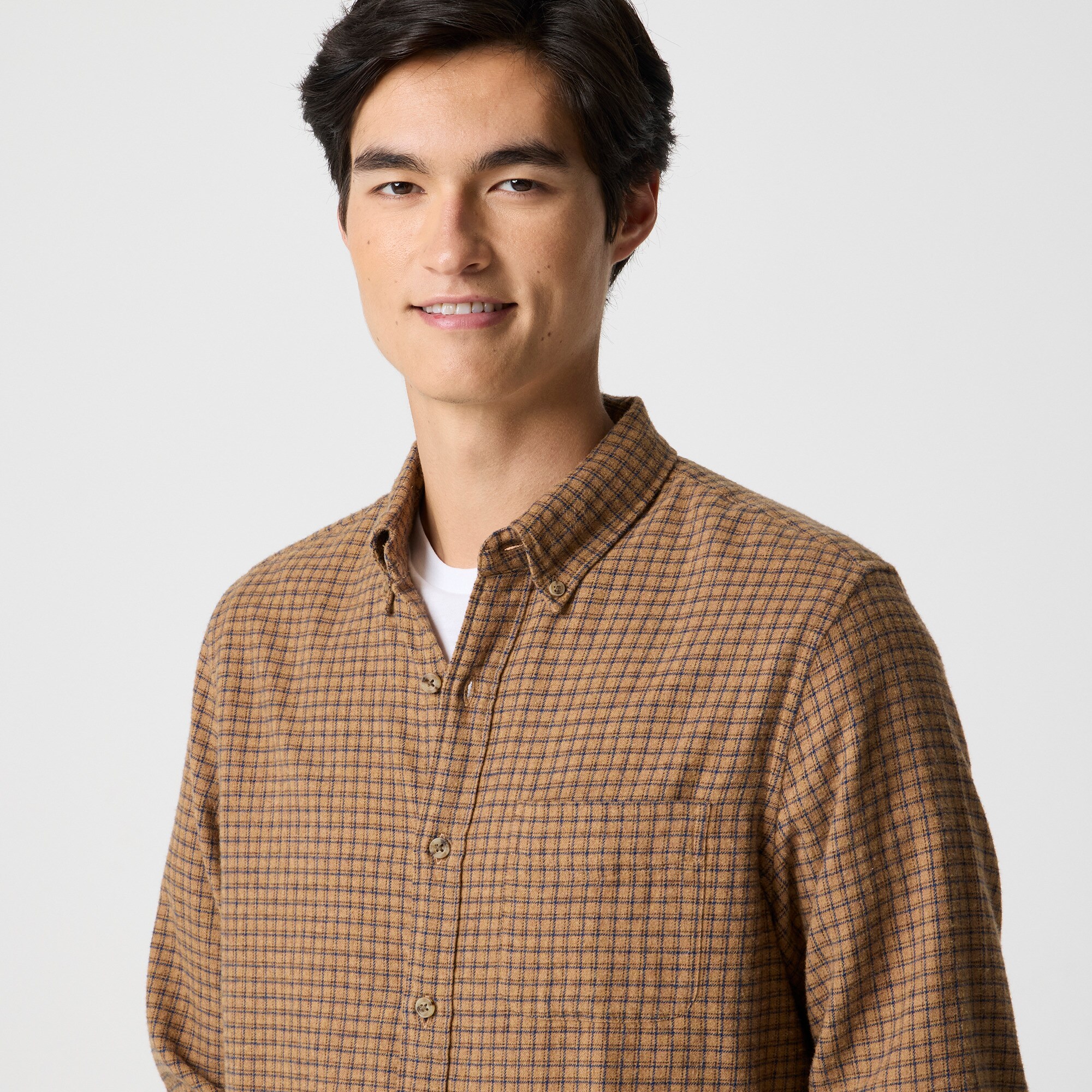 Brushed twill shirt