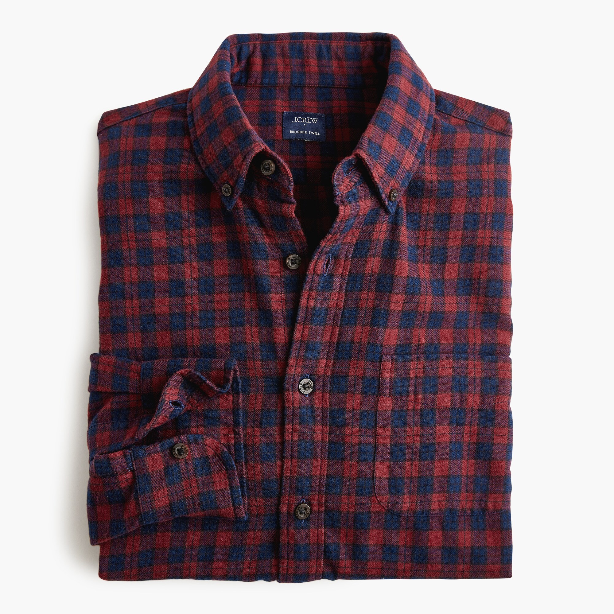 Brushed twill shirt