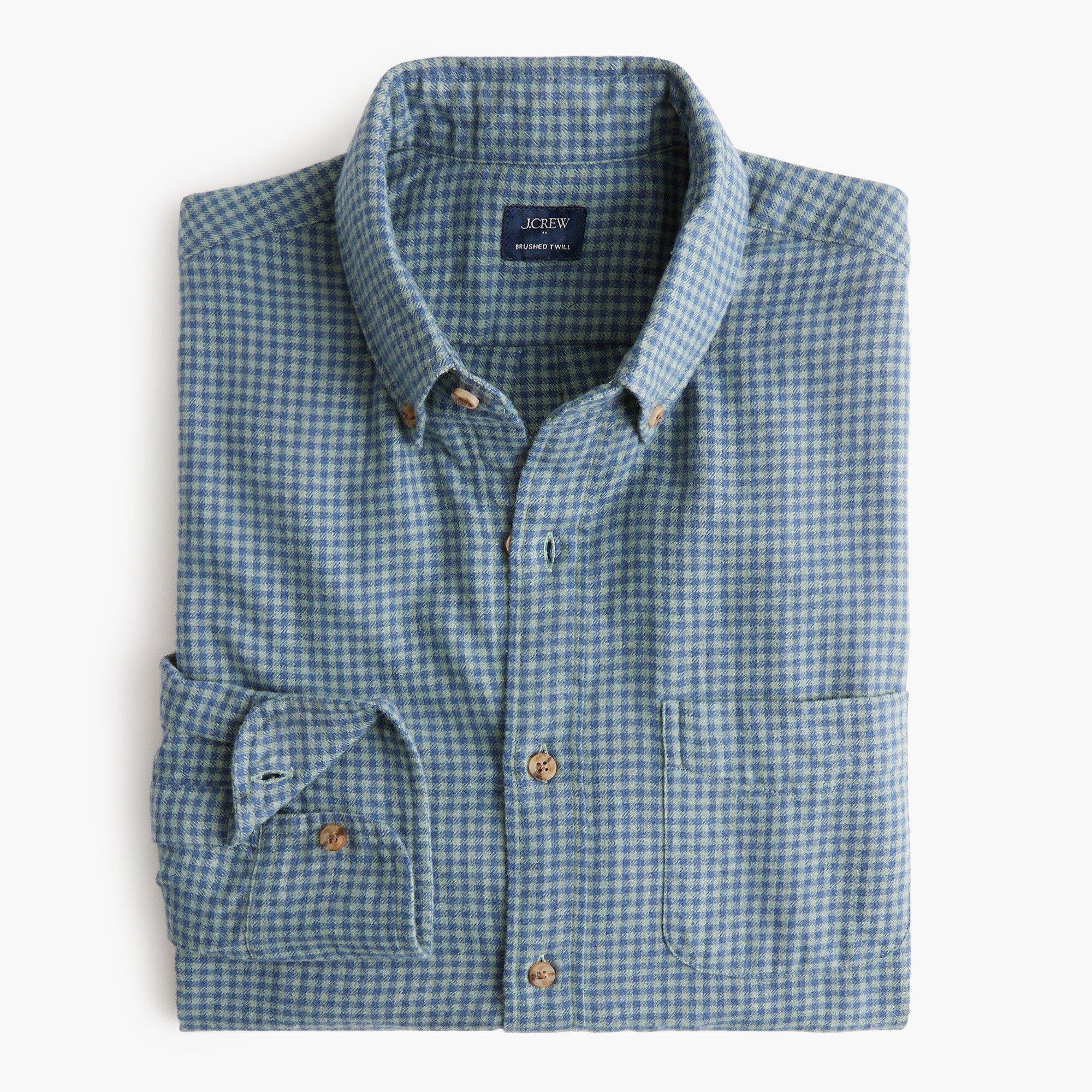 Brushed twill shirt