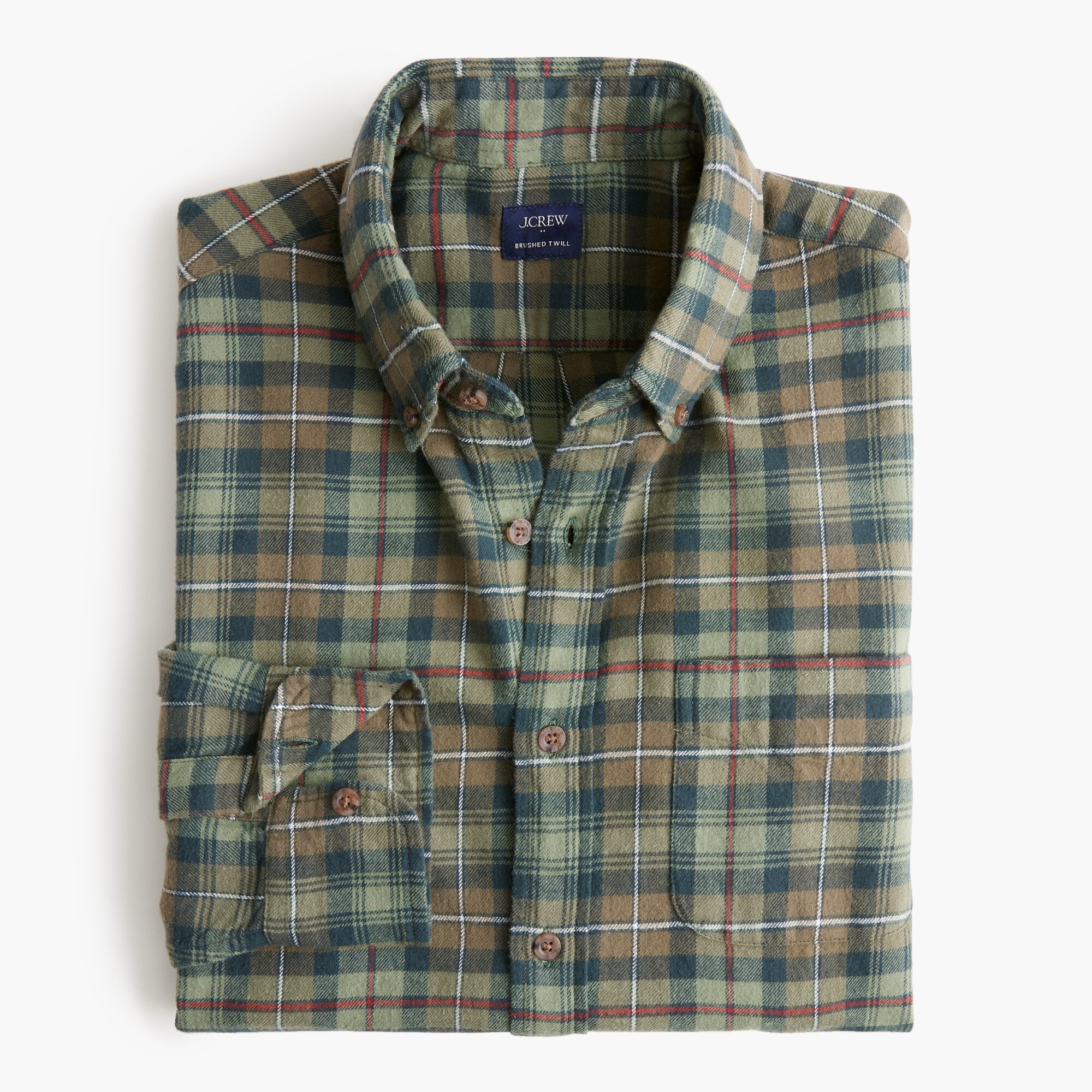  Brushed twill shirt
