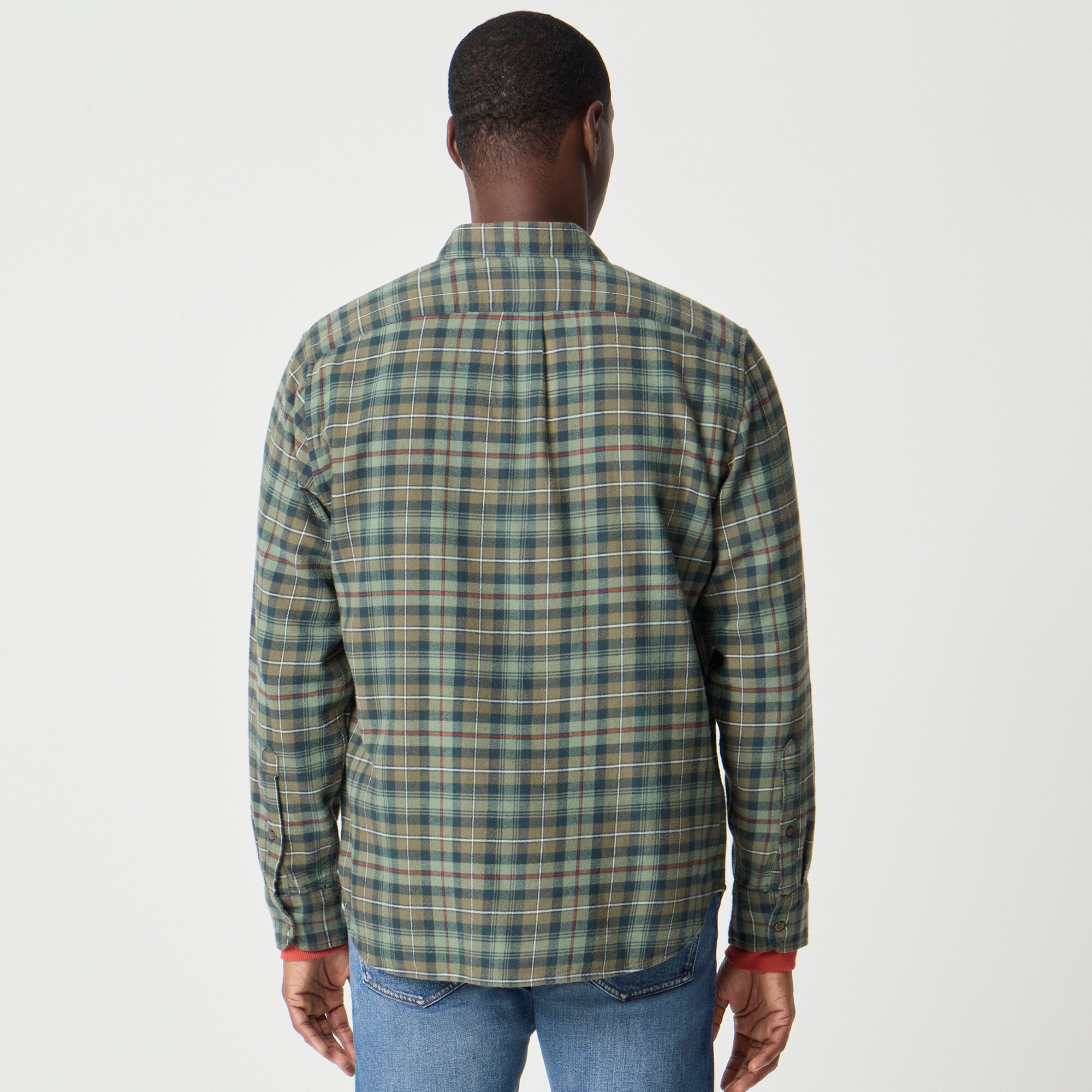 Brushed twill shirt