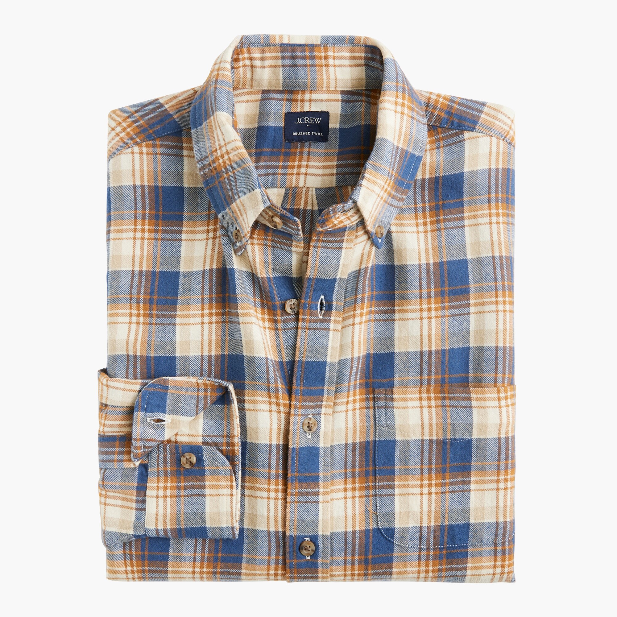 Brushed twill shirt