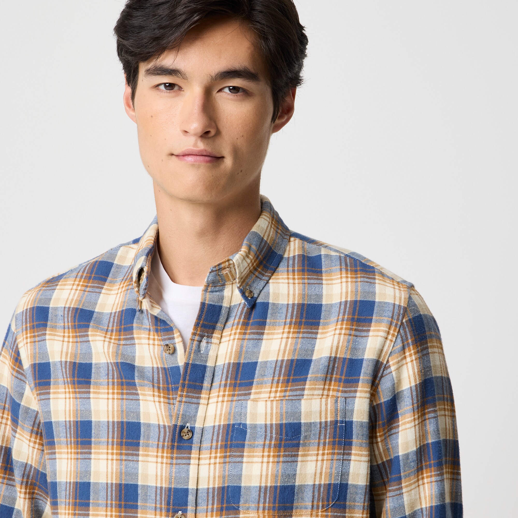 Brushed twill shirt