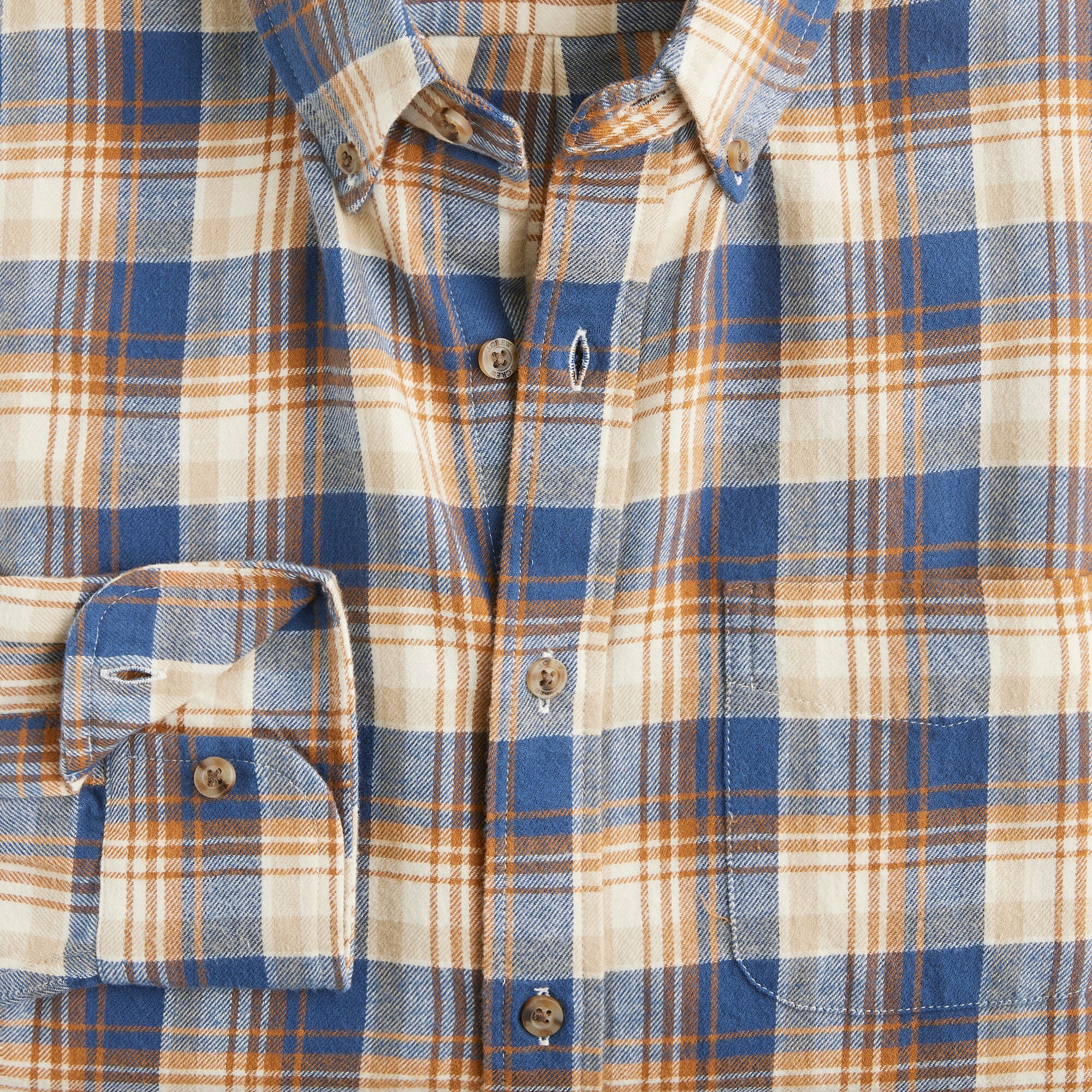 Brushed twill shirt