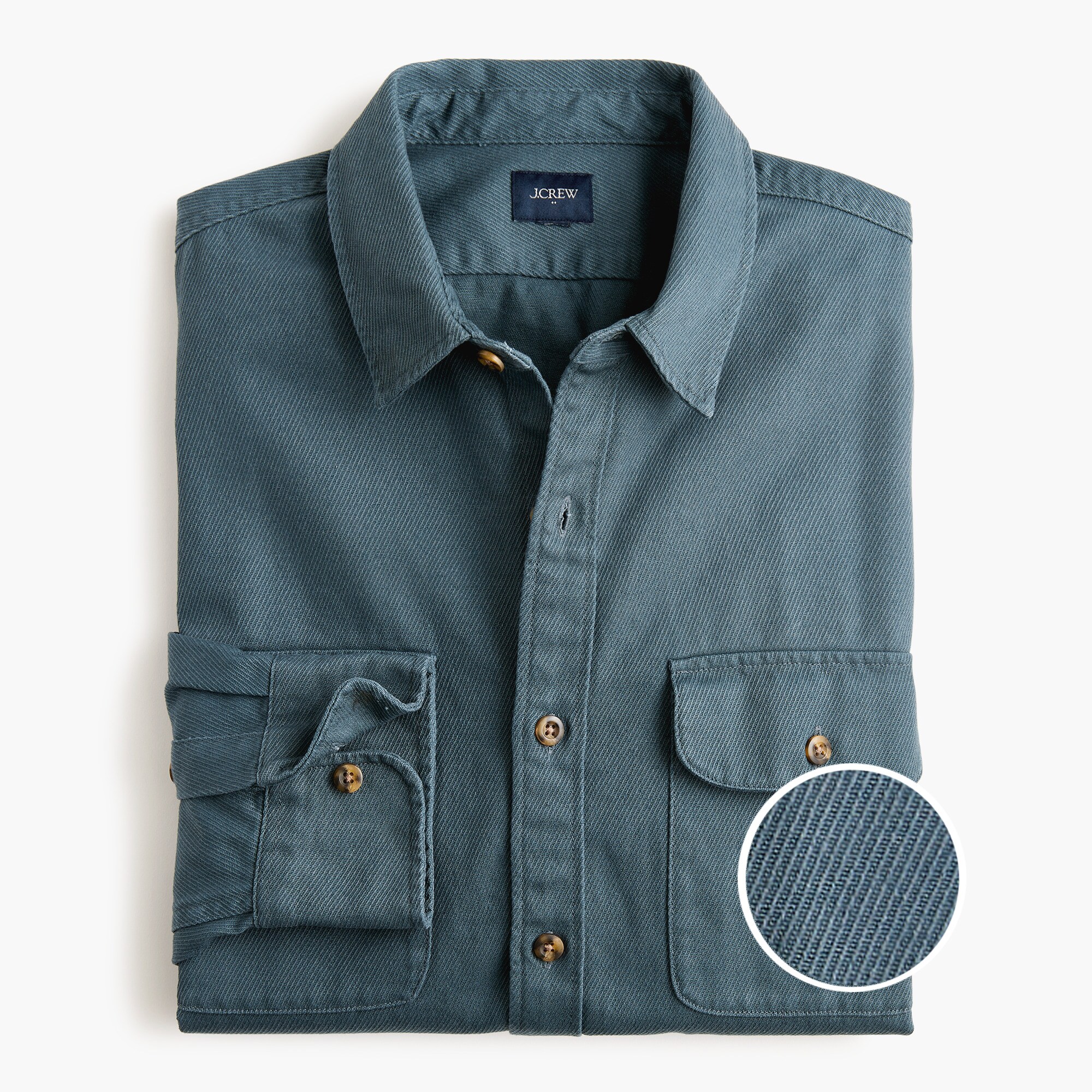 Double-knit work shirt