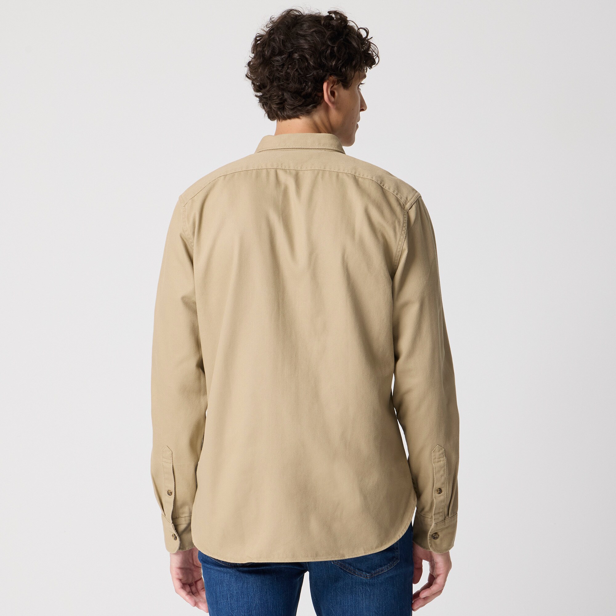 Corded twill work shirt