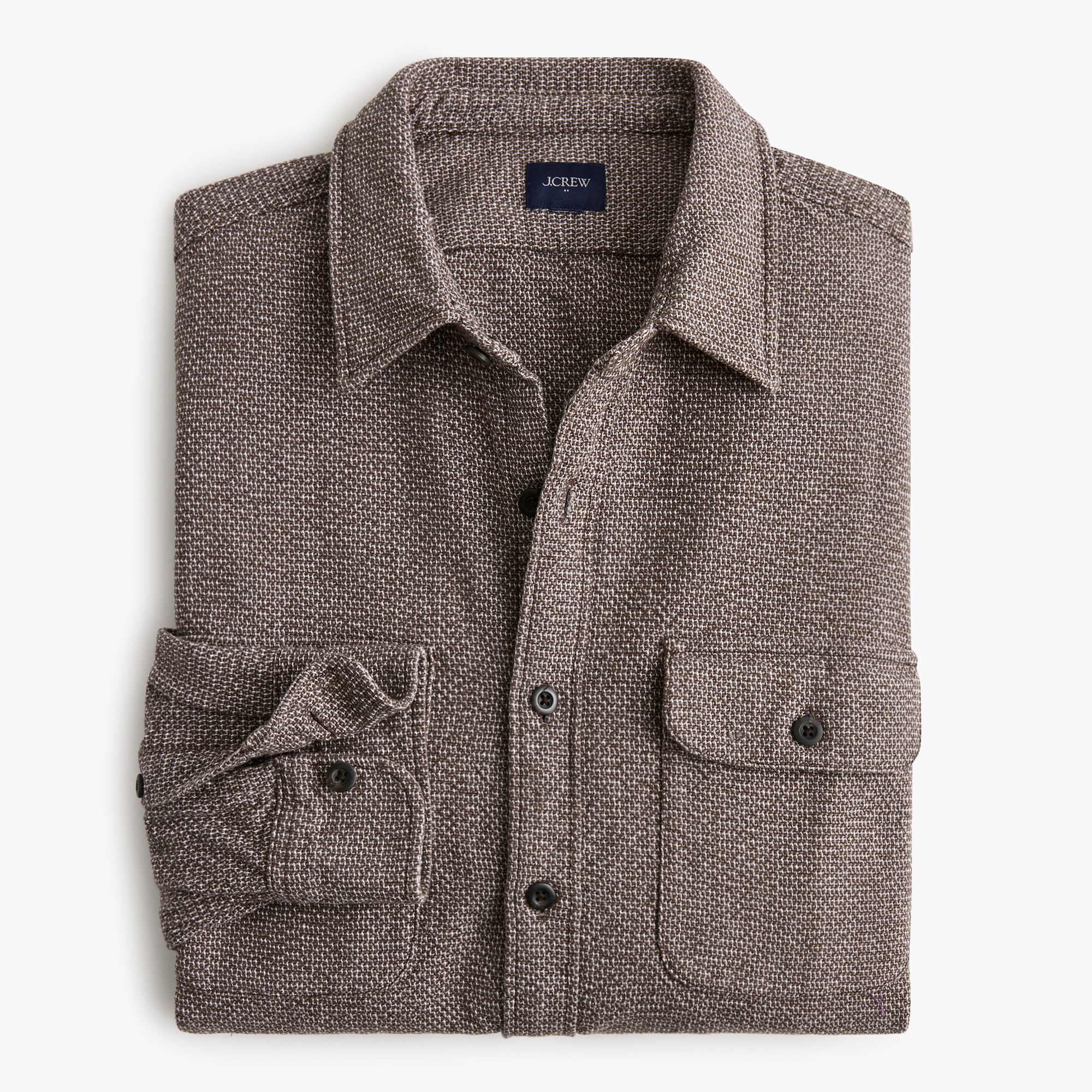 Basketweave work shirt
