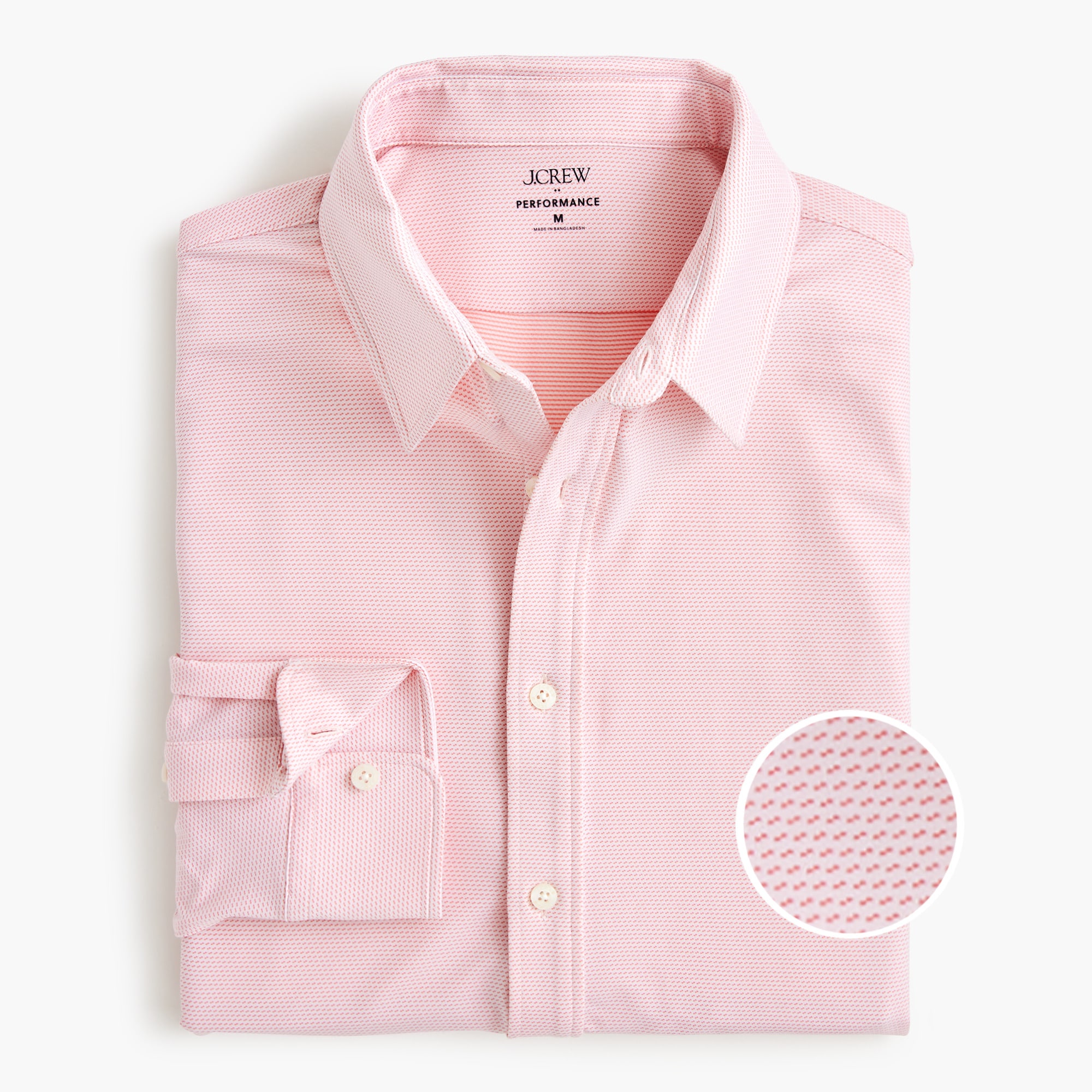 Jacquard All-day Performance Shirt For Men | Factory