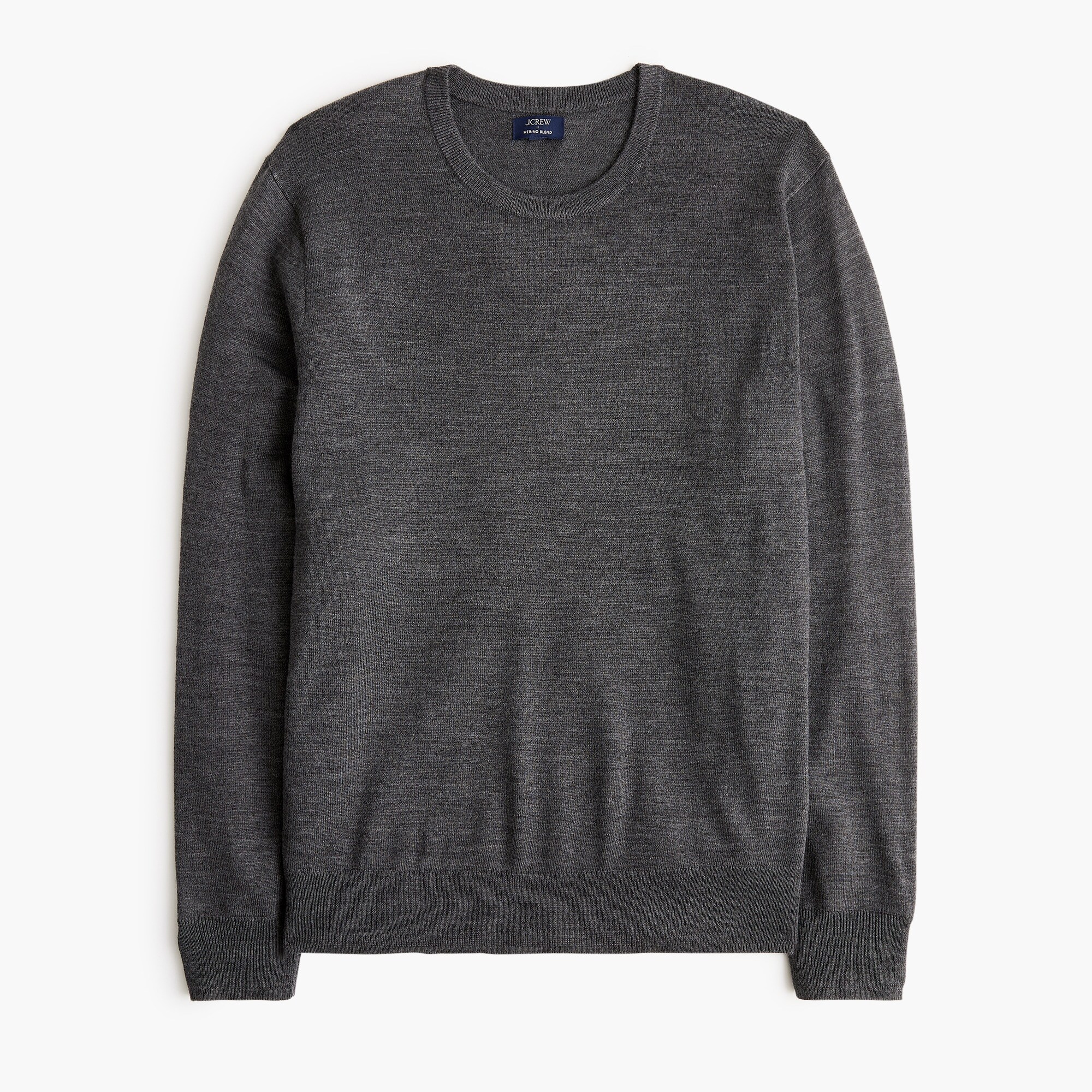 mens Merino wool-blend crewneck sweater