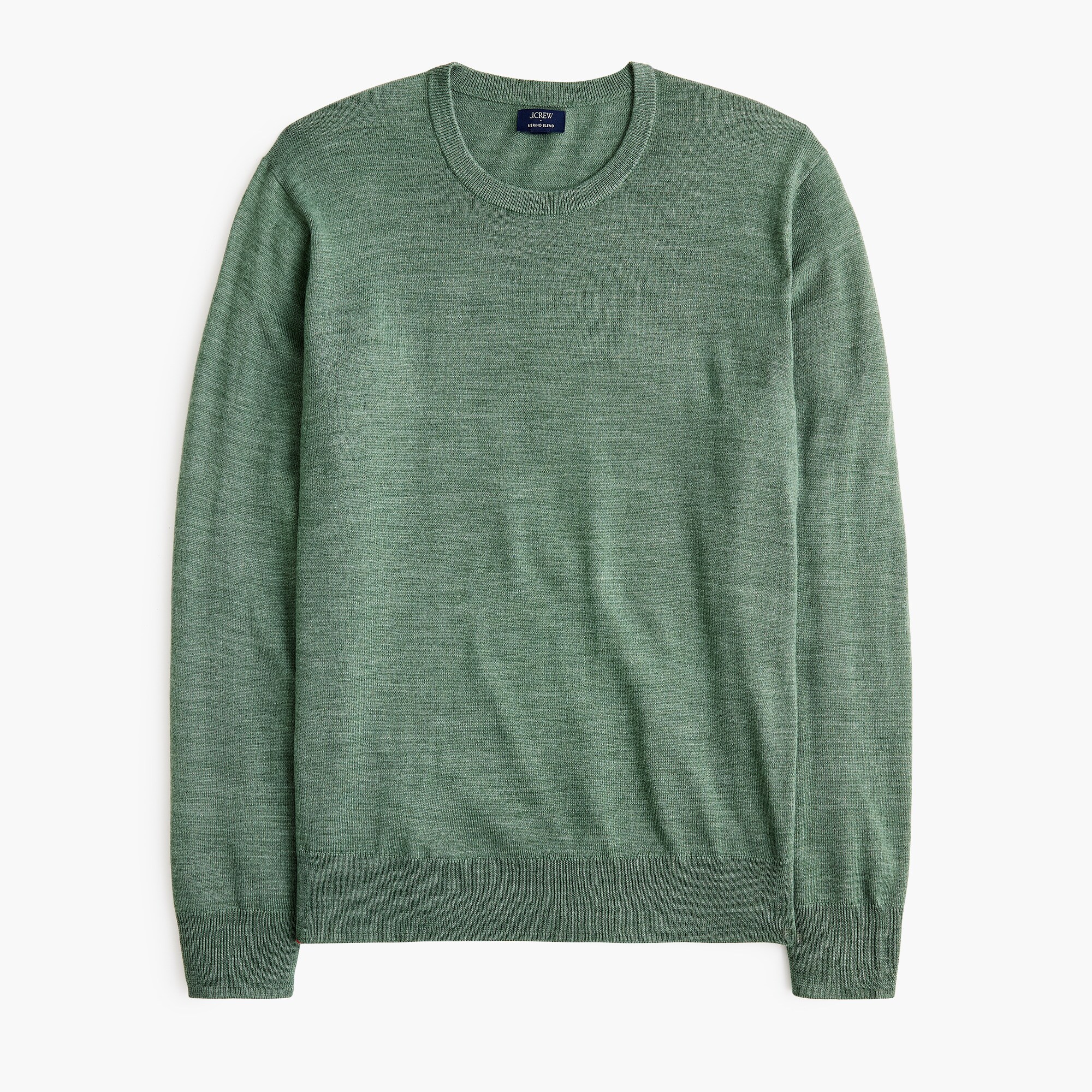 mens Merino wool-blend crewneck sweater