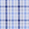 Wrinkle-free dress shirt WHITE BLUE TATT