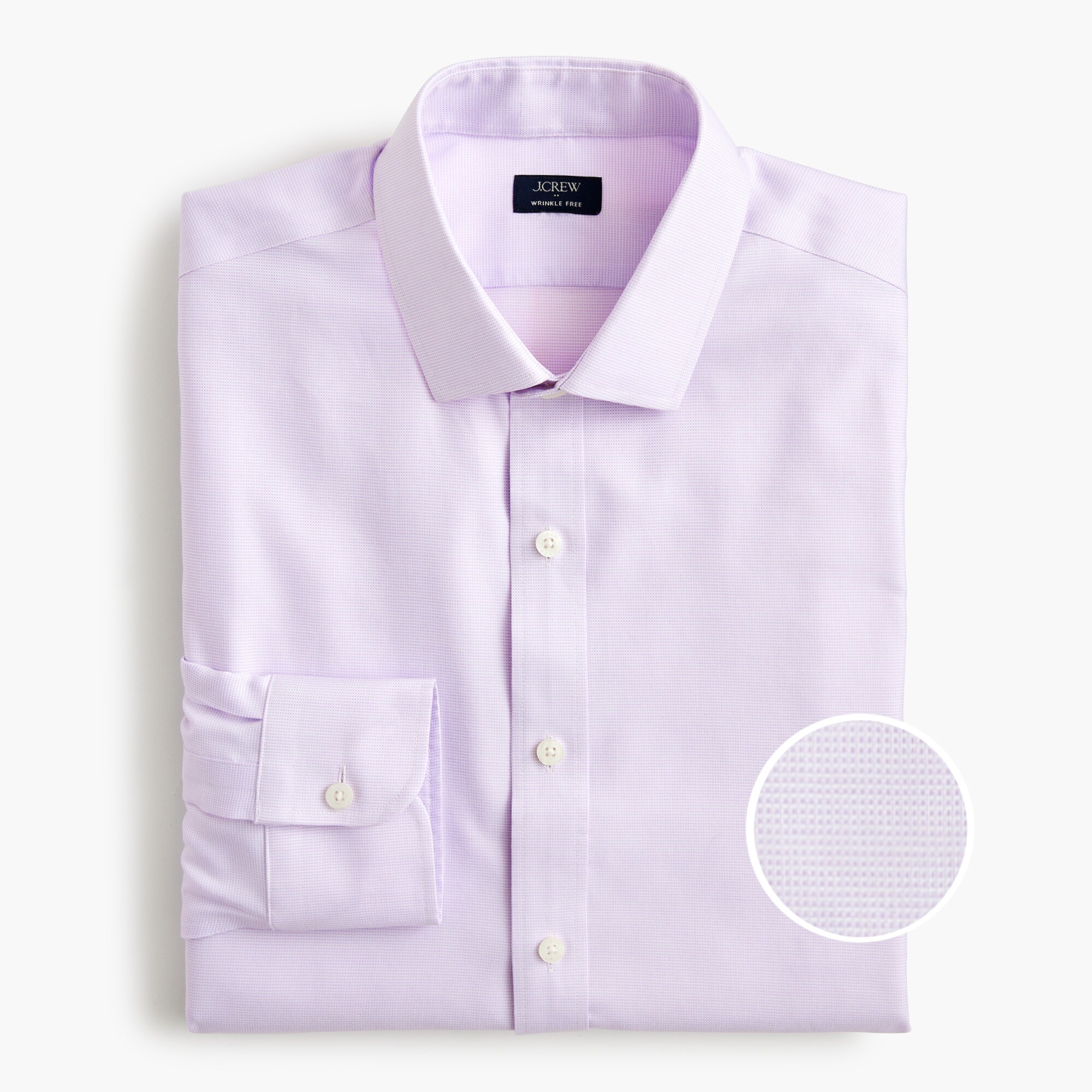 mens Wrinkle-free dobby dress shirt