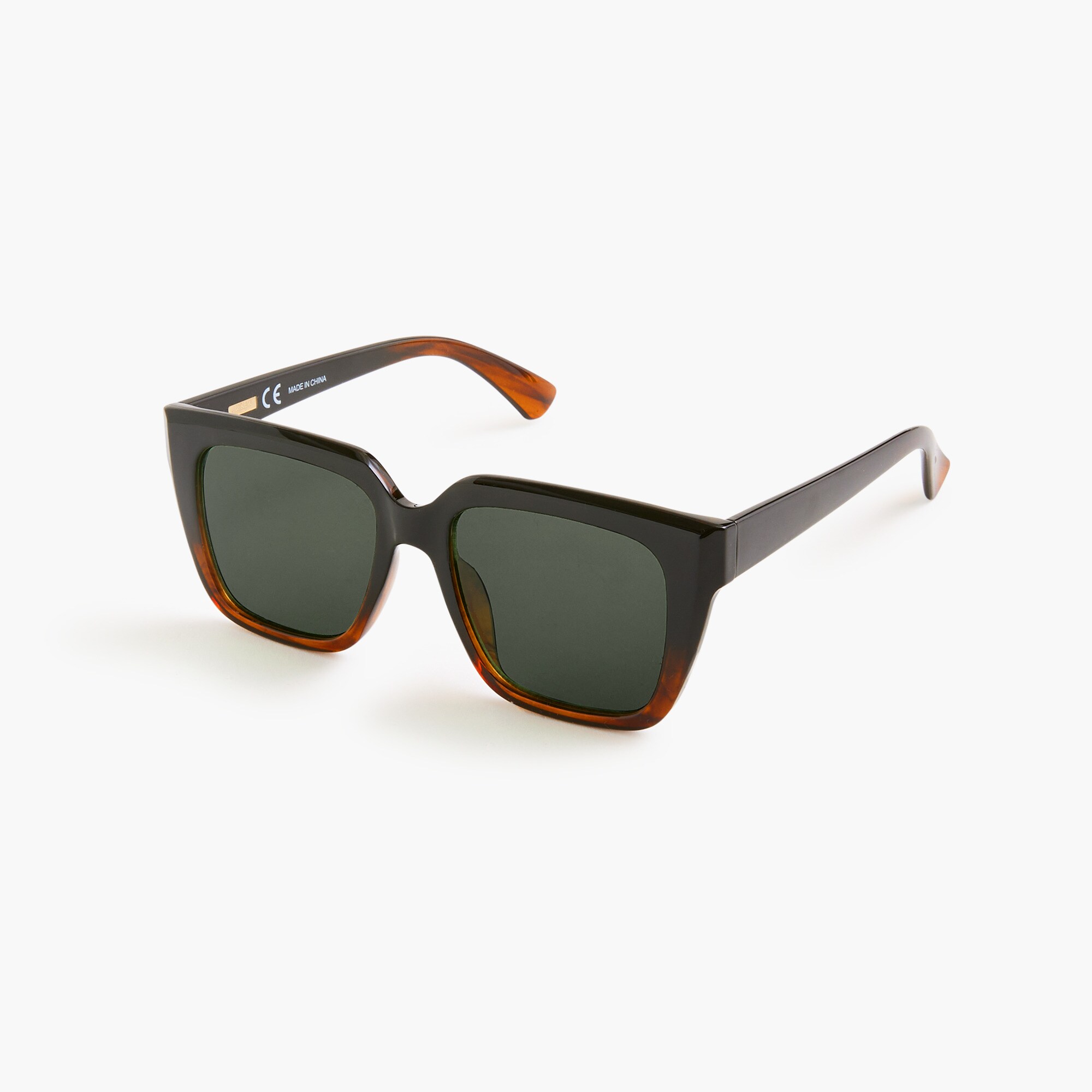 Oversized Angular Sunglasses - J. Crew -‎ NWT - Soft Bloom Gold Nu Bloom Sunglasses – Prism Boutique main image 4