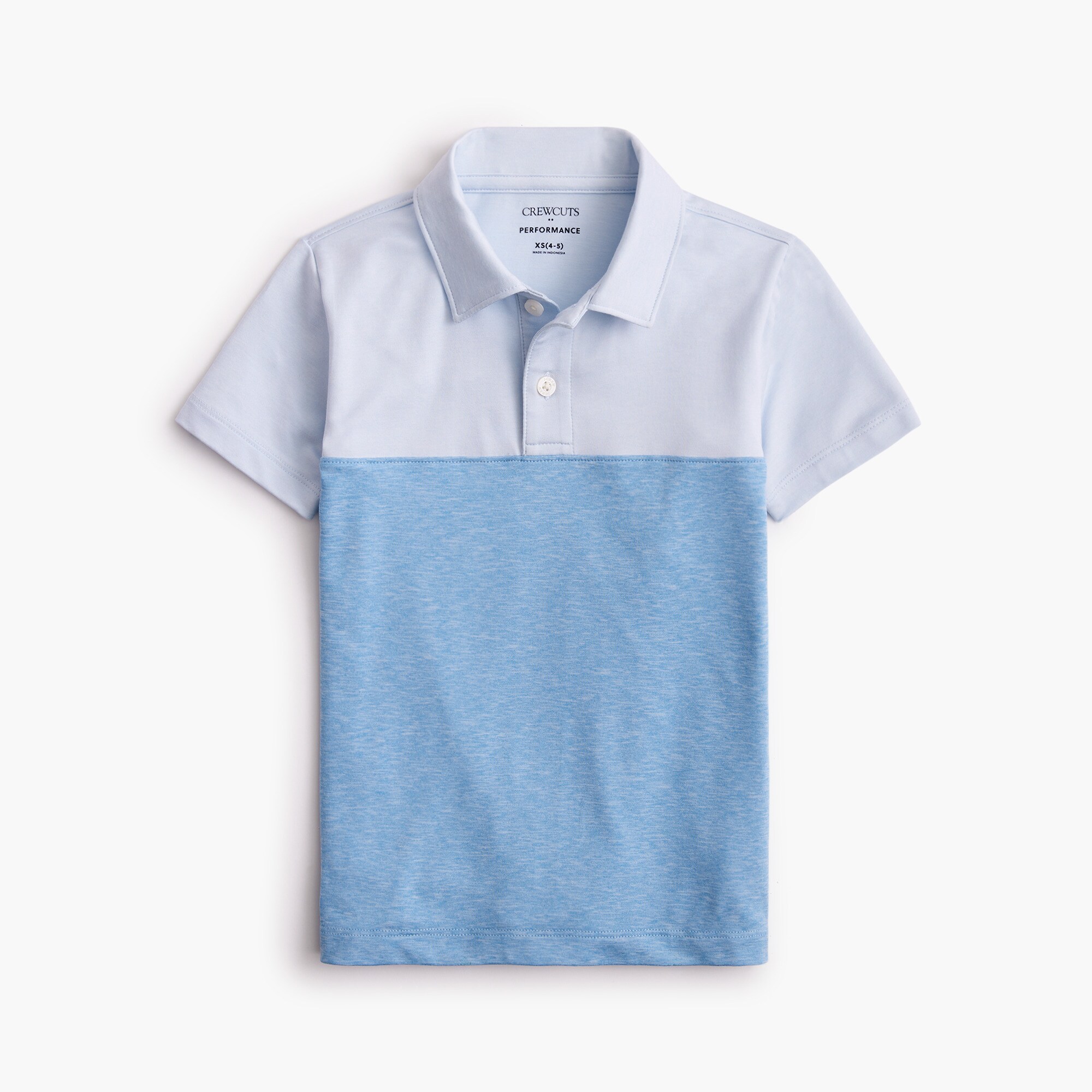 boys' colorblock performance polo shirt for boys