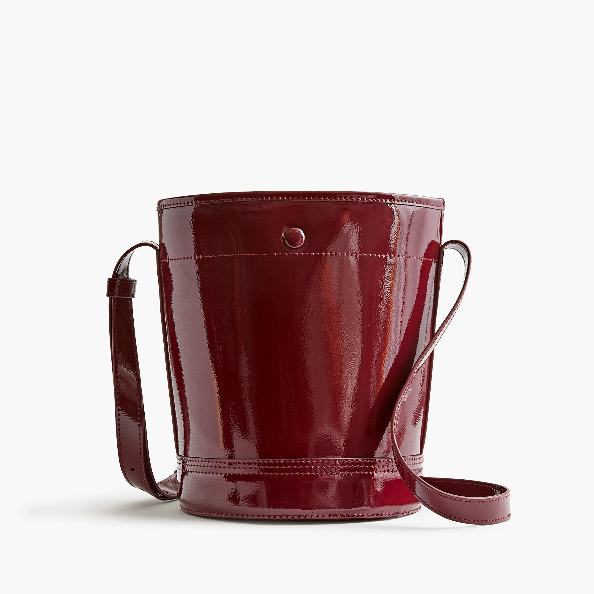 croc crossbody bucket bag for women