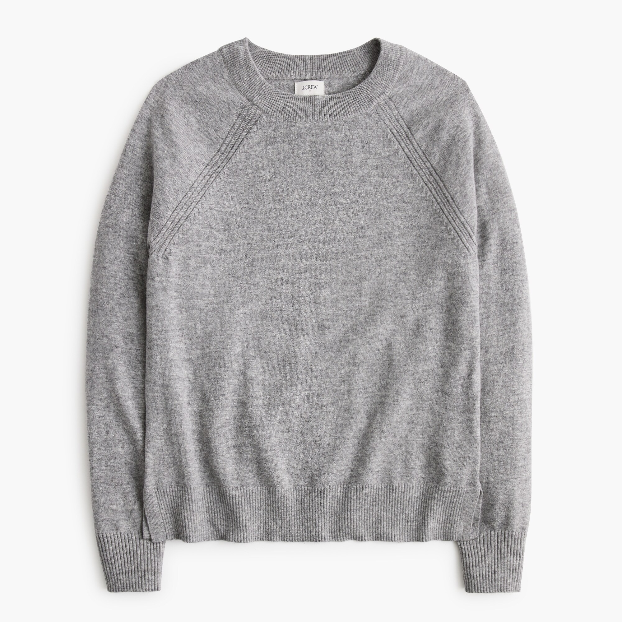 Crewneck sweater in extra-soft yarn