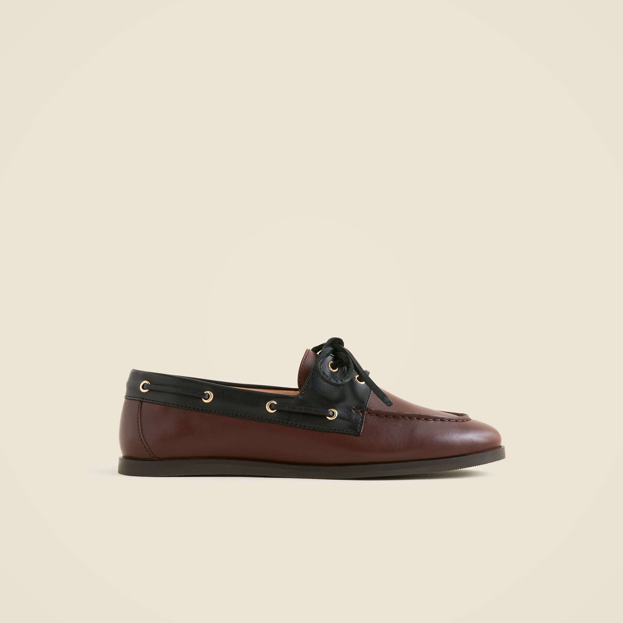 Boat shoes in leather