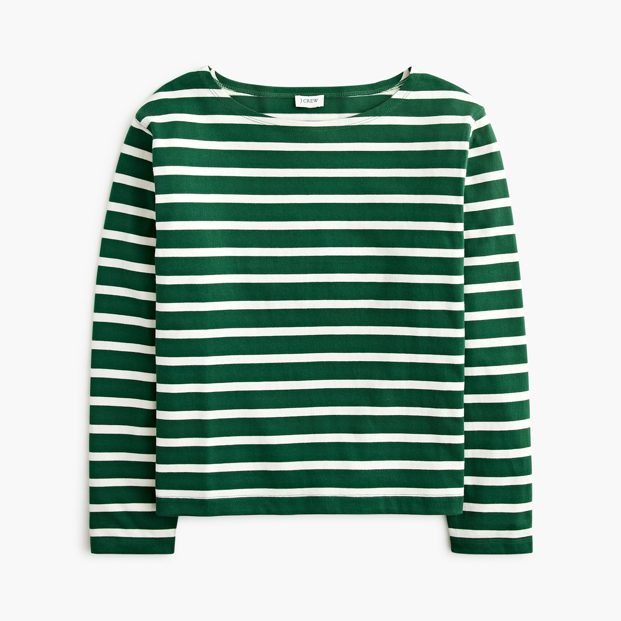 Striped boatneck tee