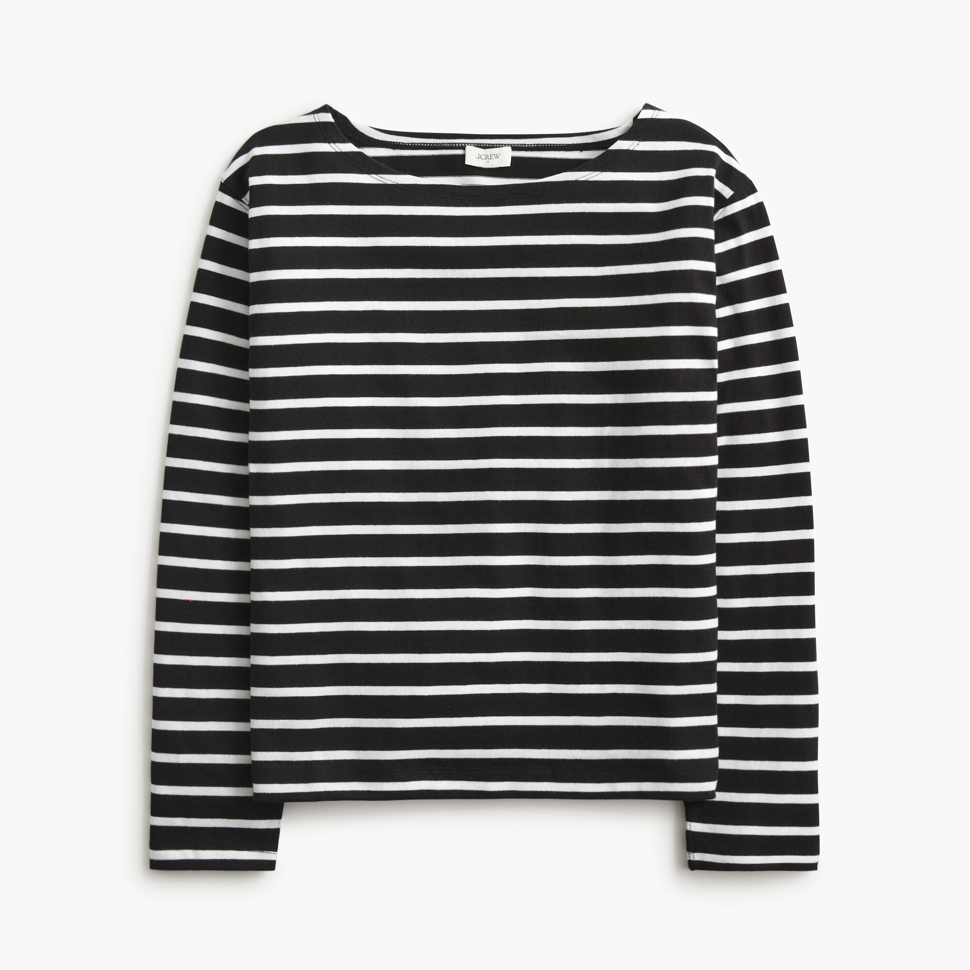 womens Striped boatneck tee
