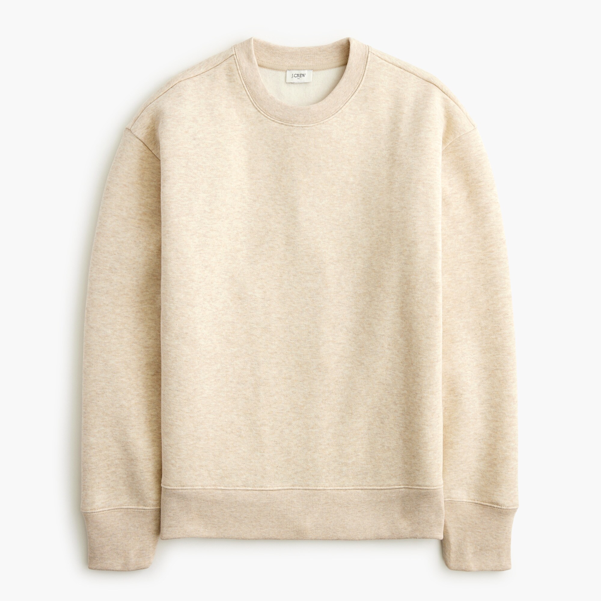 Fleece crewneck sweatshirt