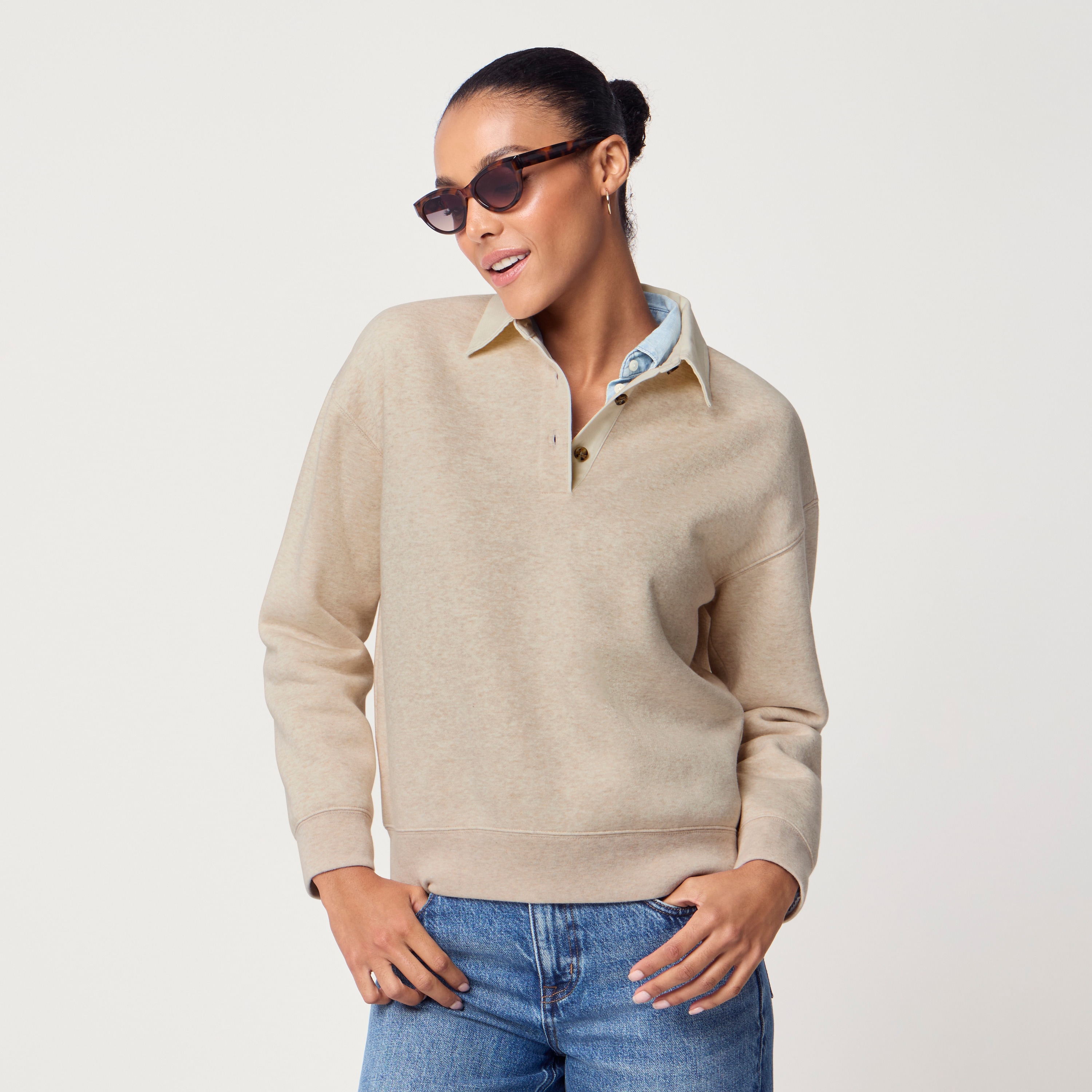 Rugby polo sweatshirt