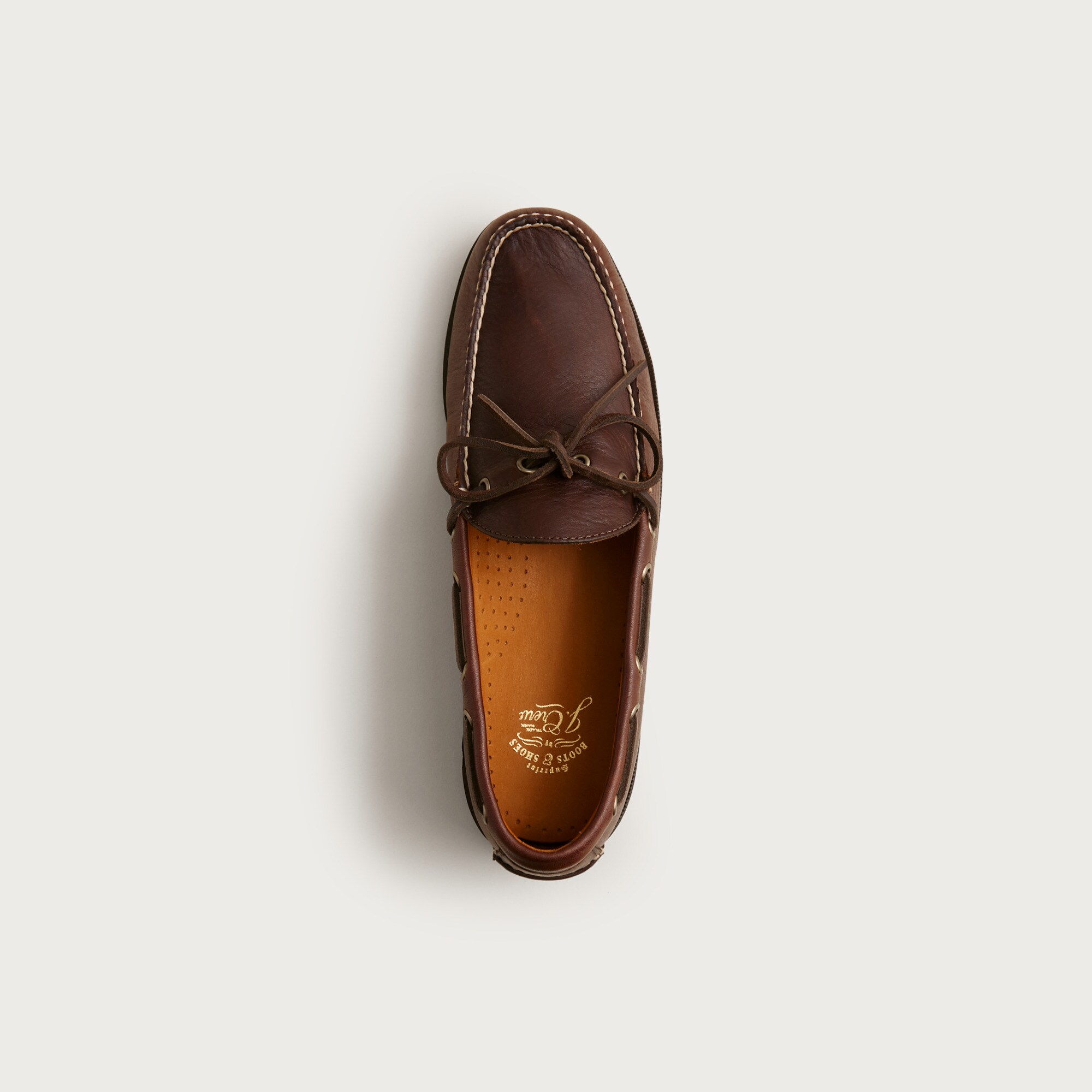 Lake shoes in leather