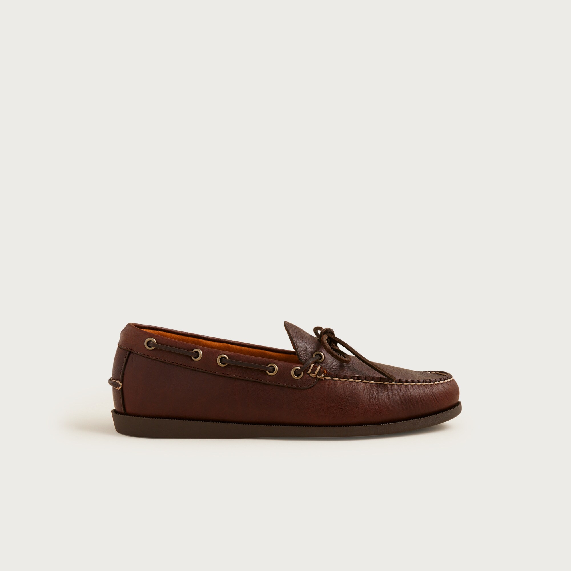 Lake shoes in leather