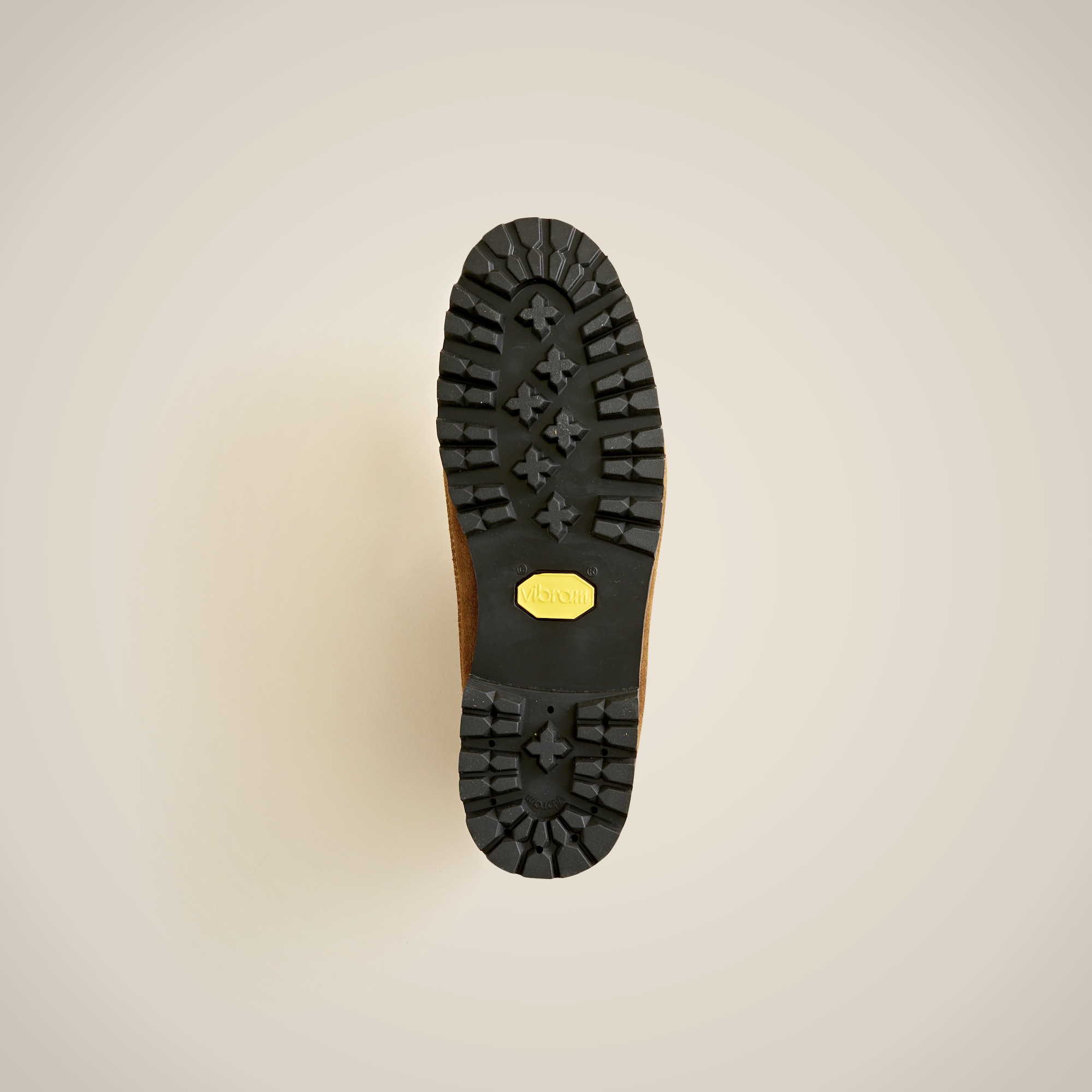 Suede work chukka boots with lug soles