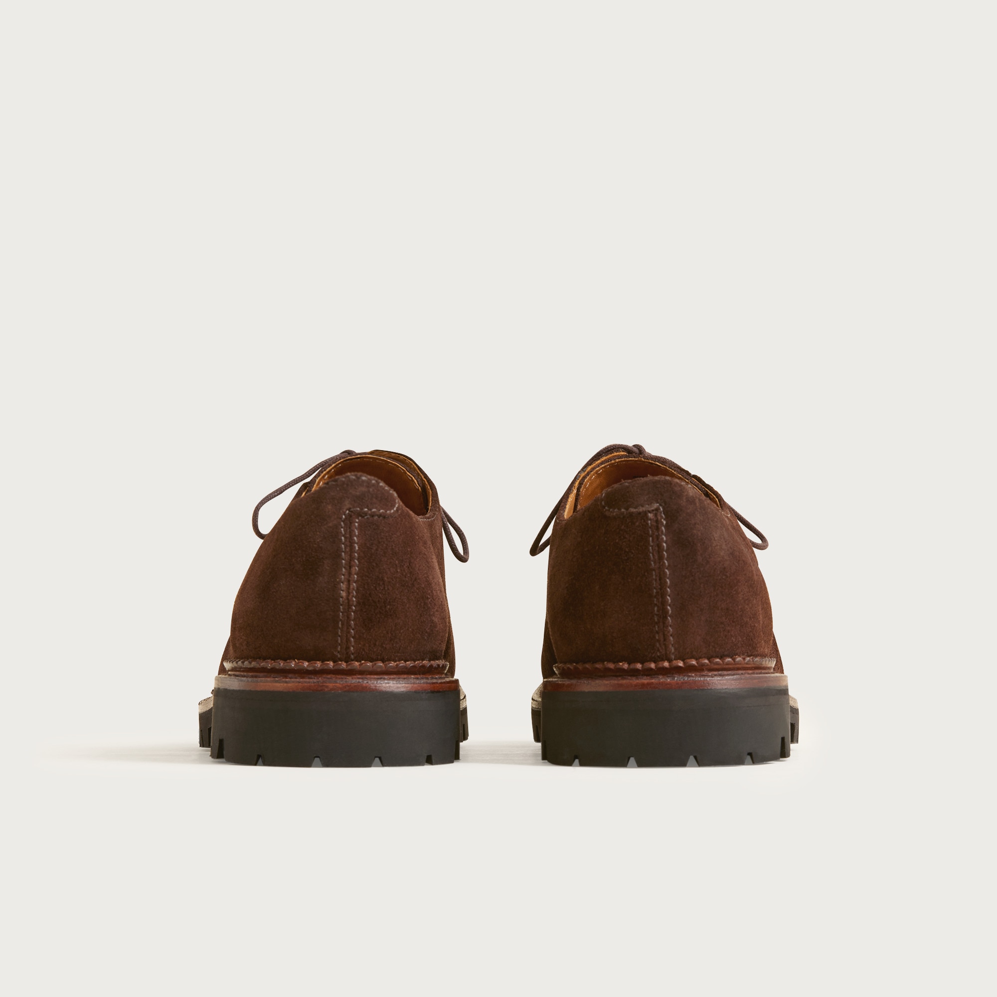 Ludlow Lug-sole Derbys In Suede For Men | J.Crew