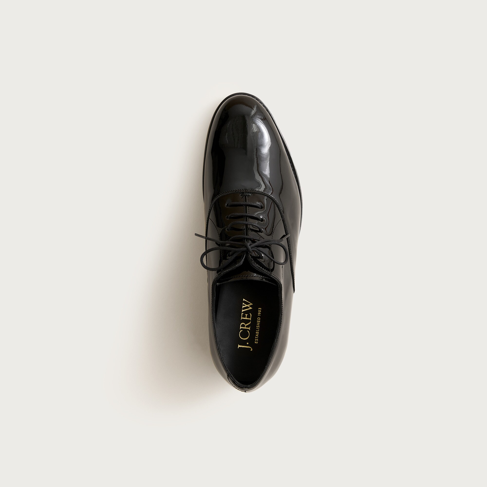 J.Crew Men's Essex tuxedo oxfords in patent leather (Size 7 Medium)